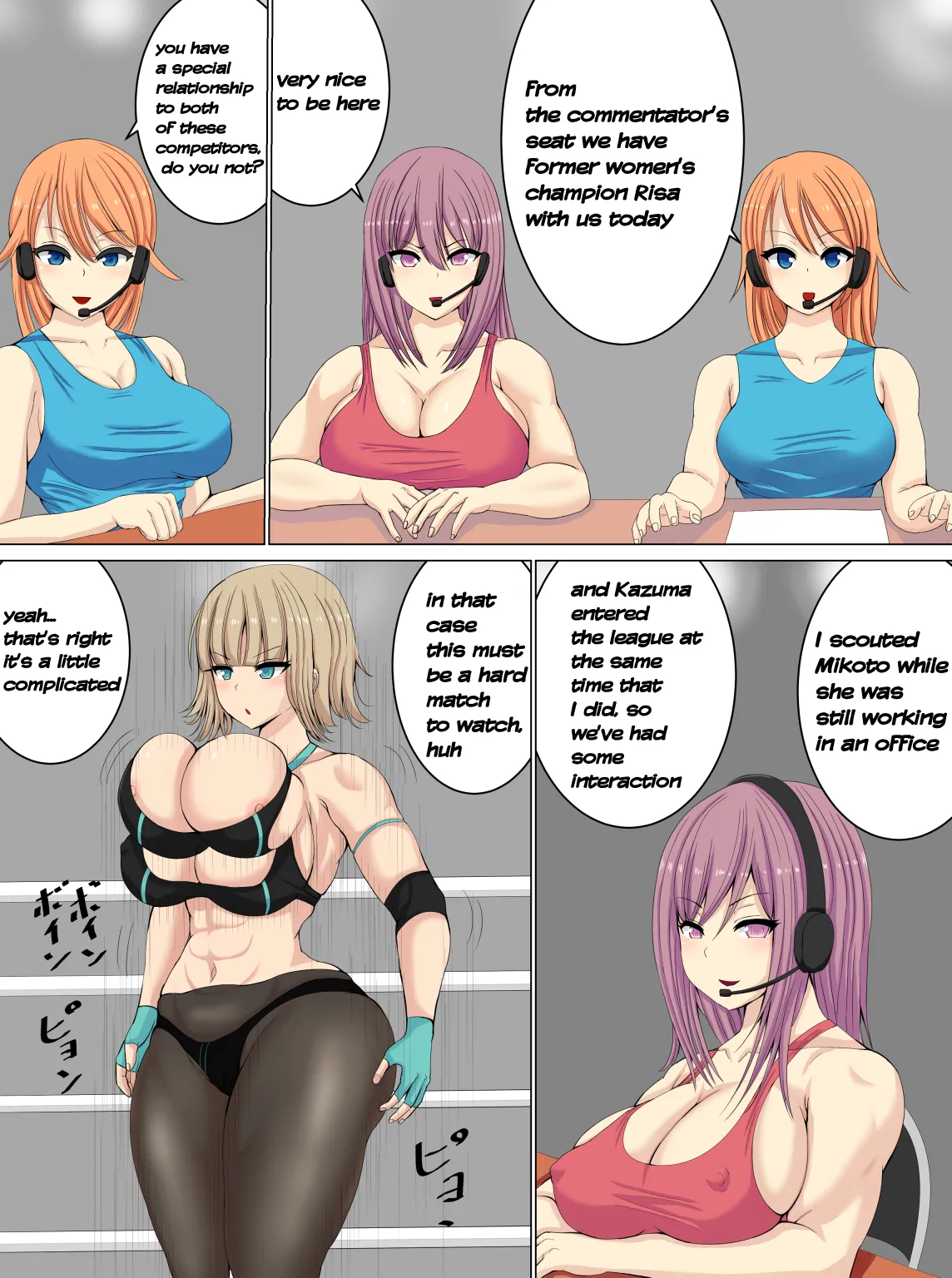 [Tetsunohiji] PanSto Wrestler ni Makasareru | Defeated by a pantyhose wrestler [English] 图片编号 3