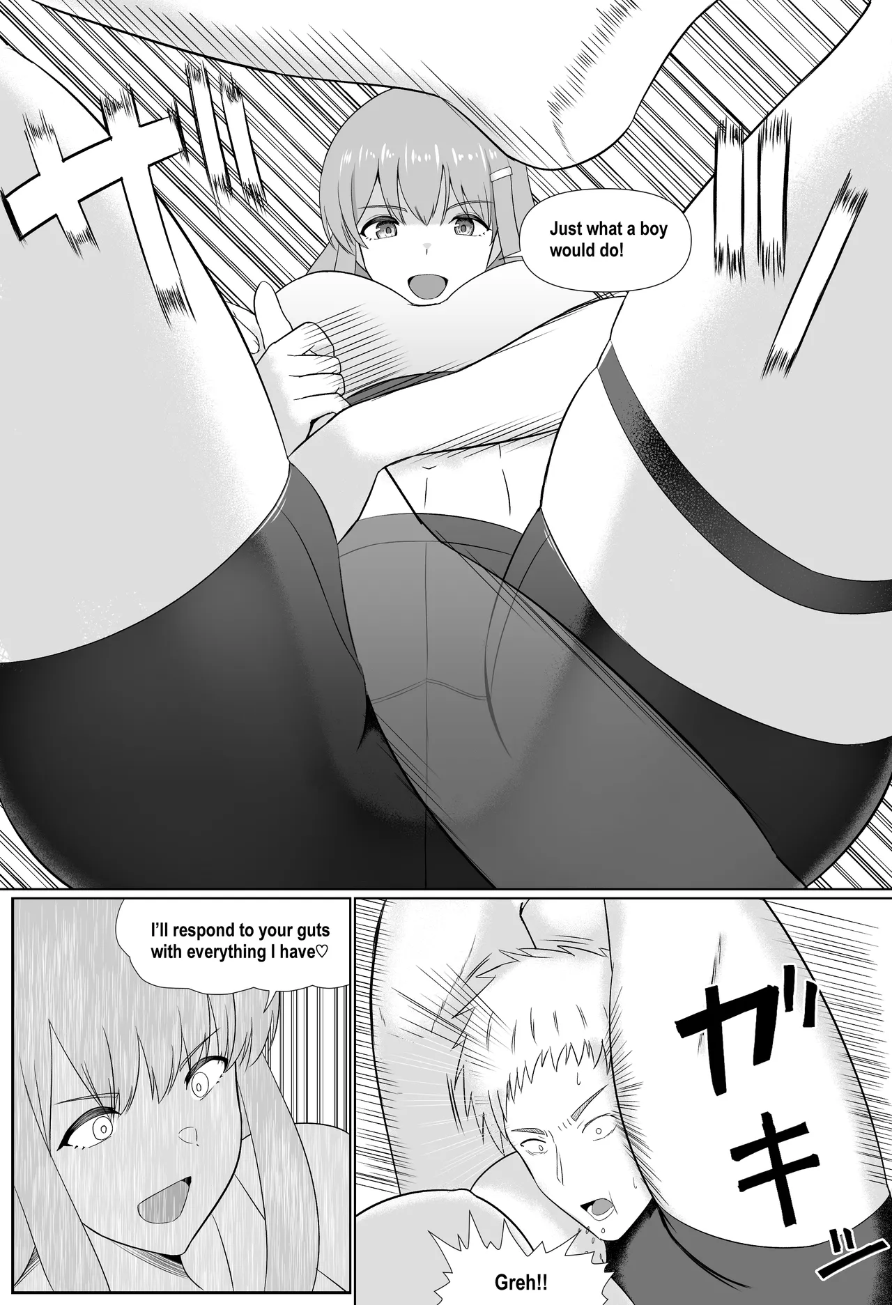 [The Nation of Head Scissors (Vaioovu)]  Taiman! -Madoka-chan ni Maketakunai- |  Taiman! I Can't Let Madoka Beat Me! [English] 图片编号 17