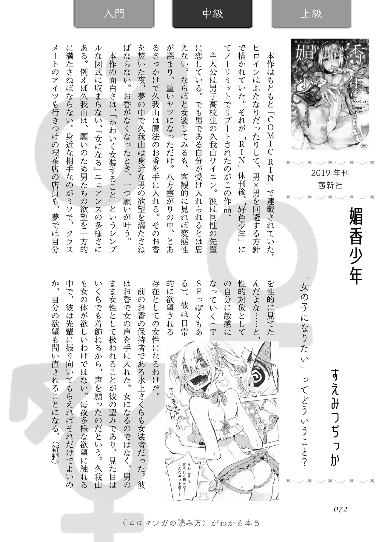 [夜話.zip] 〈エロマンガの読み方〉がわかる本 05 特集 男の娘 image number 74