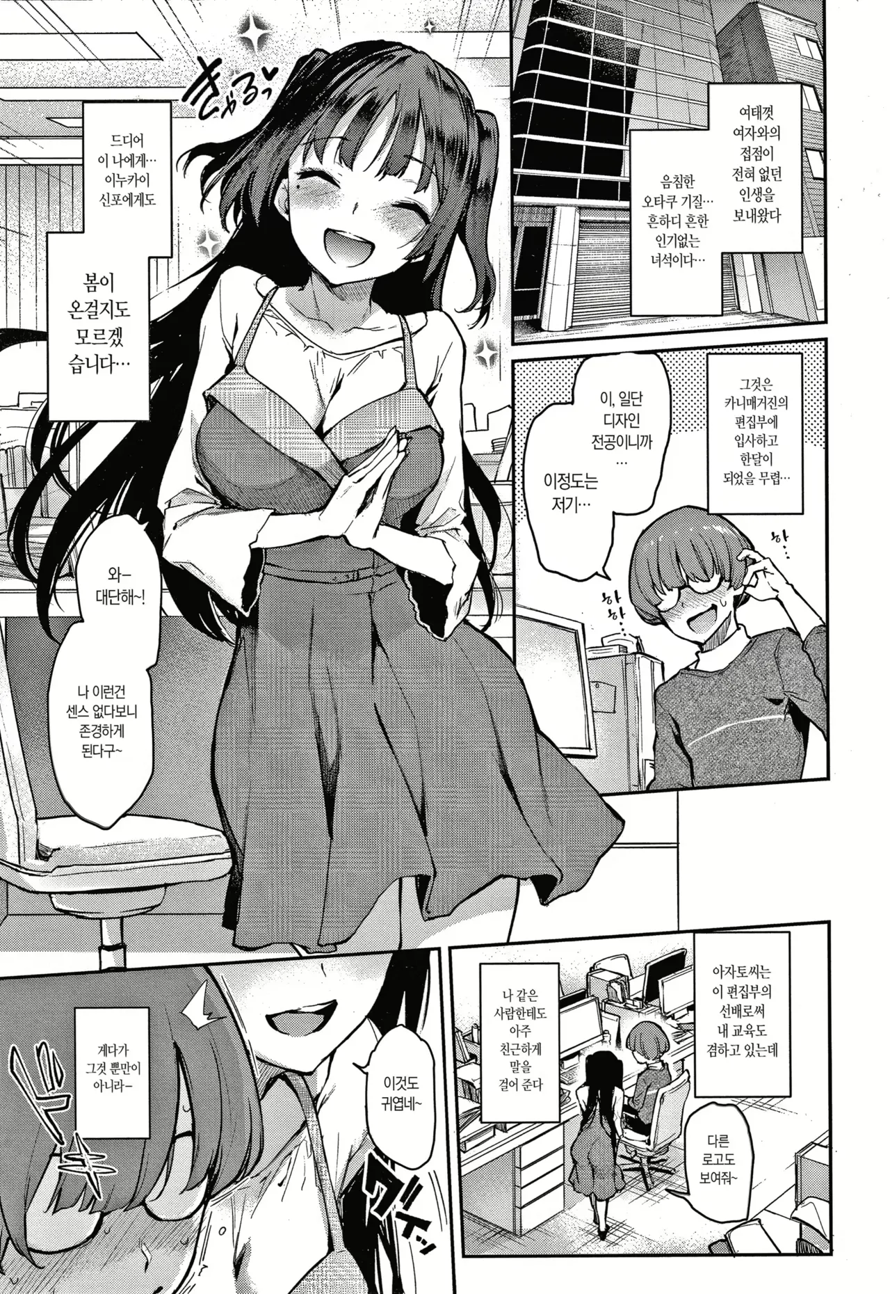 [Michiking] Shouwaru Henshuu Azato-san | 사악편집 아자토씨 (Azato Making) [Korean] [Decensored] image number 1