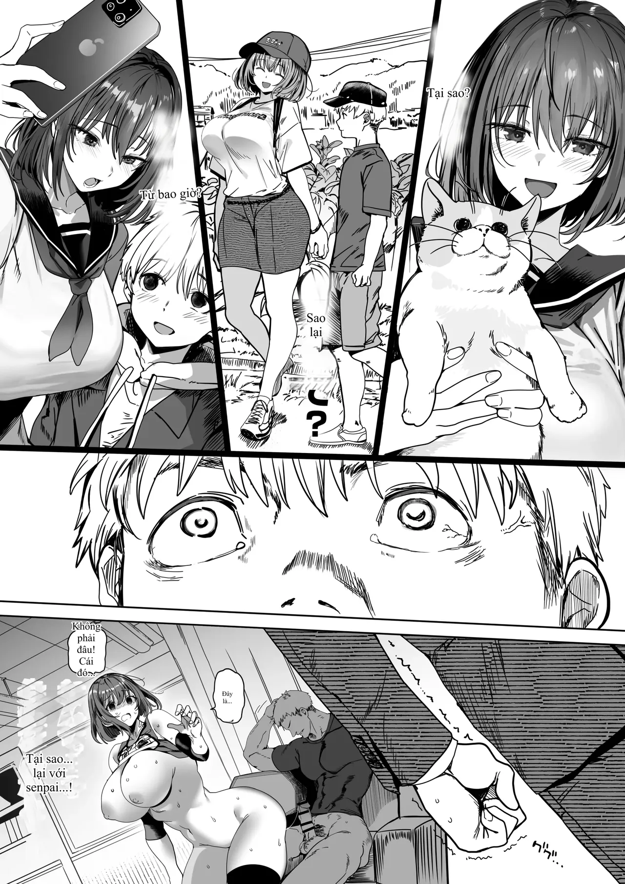 Koushinchou Volley-bu no Seisokei Kanojo ga Senpai no Mono ni Natte Shimau Ichibushijuu 2 | Câu Chuyện Sa Ngã Của Nàng Hoa Khôi Cao Ráo CLB Bóng Chuyền 2 numero di immagine  81