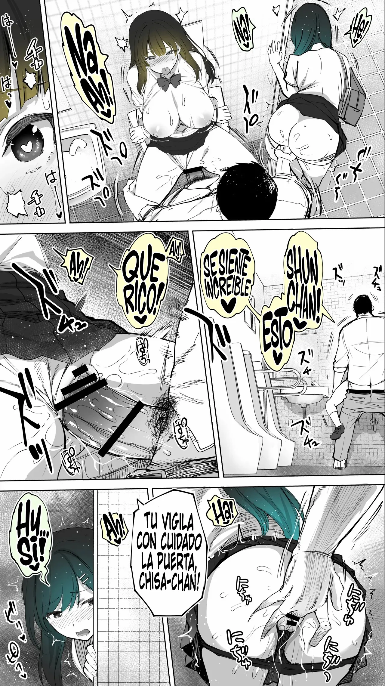 [STUDIO HUAN (Raidon)] Jimoto no Hame Tomo. ''Kinjo no Niransei Futago C, U'' Mumou-ban｜Mis Amigas Íntimas de mi Ciudad Natal. [Las Gemelas Traviesas del Vecindario] Versión sin vello [Spanish] [Germany united] numero di immagine  27