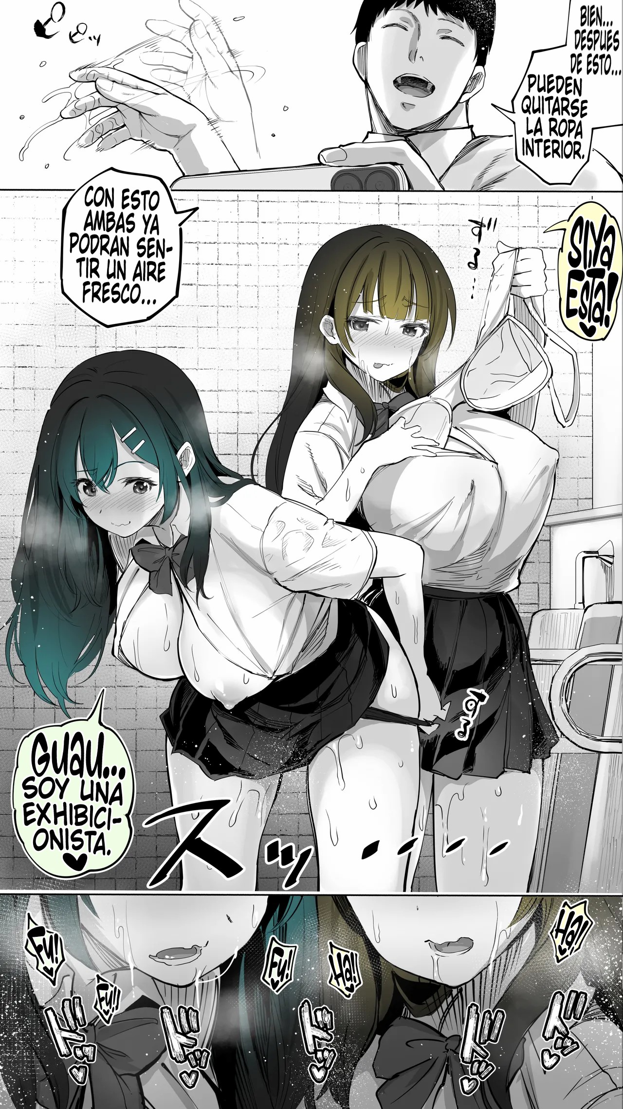 [STUDIO HUAN (Raidon)] Jimoto no Hame Tomo. ''Kinjo no Niransei Futago C, U'' Mumou-ban｜Mis Amigas Íntimas de mi Ciudad Natal. [Las Gemelas Traviesas del Vecindario] Versión sin vello [Spanish] [Germany united] numero di immagine  31