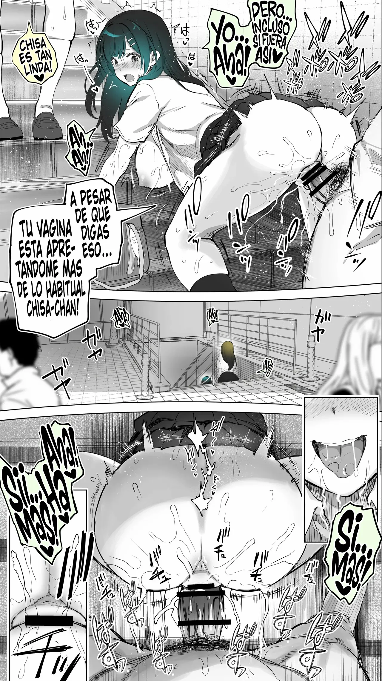 [STUDIO HUAN (Raidon)] Jimoto no Hame Tomo. ''Kinjo no Niransei Futago C, U'' Mumou-ban｜Mis Amigas Íntimas de mi Ciudad Natal. [Las Gemelas Traviesas del Vecindario] Versión sin vello [Spanish] [Germany united] numero di immagine  35