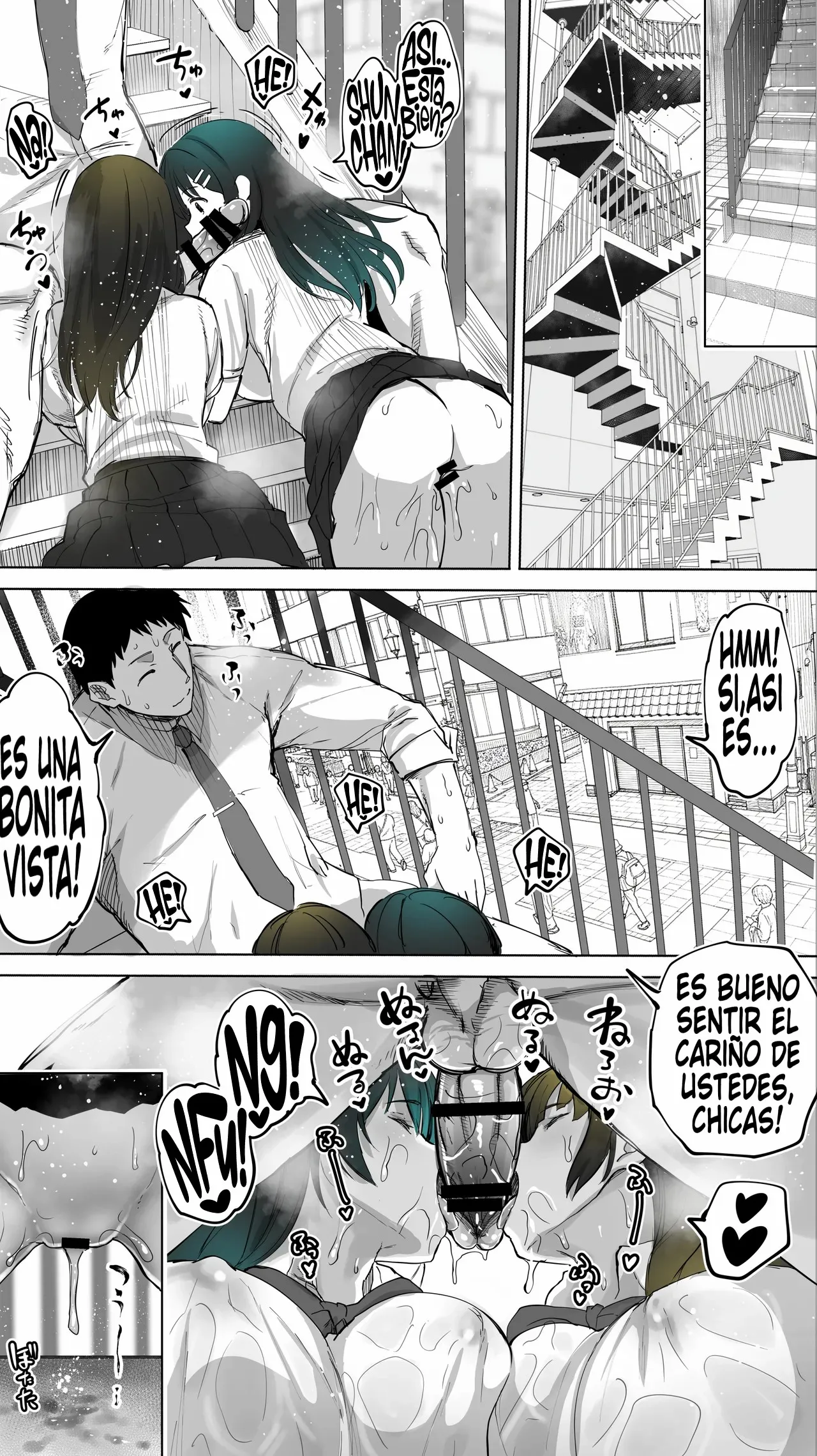 [STUDIO HUAN (Raidon)] Jimoto no Hame Tomo. ''Kinjo no Niransei Futago C, U'' Mumou-ban｜Mis Amigas Íntimas de mi Ciudad Natal. [Las Gemelas Traviesas del Vecindario] Versión sin vello [Spanish] [Germany united] numero di immagine  40