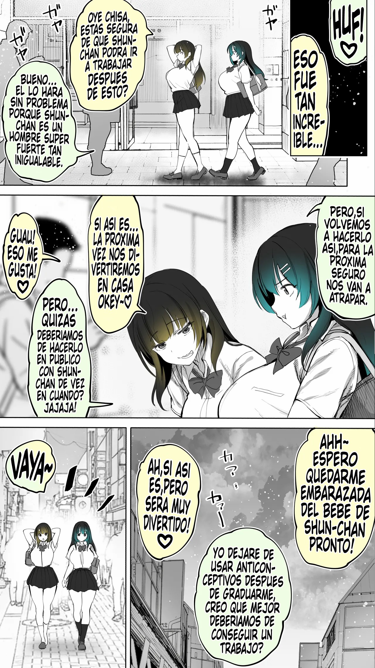 [STUDIO HUAN (Raidon)] Jimoto no Hame Tomo. ''Kinjo no Niransei Futago C, U'' Mumou-ban｜Mis Amigas Íntimas de mi Ciudad Natal. [Las Gemelas Traviesas del Vecindario] Versión sin vello [Spanish] [Germany united] numero di immagine  71