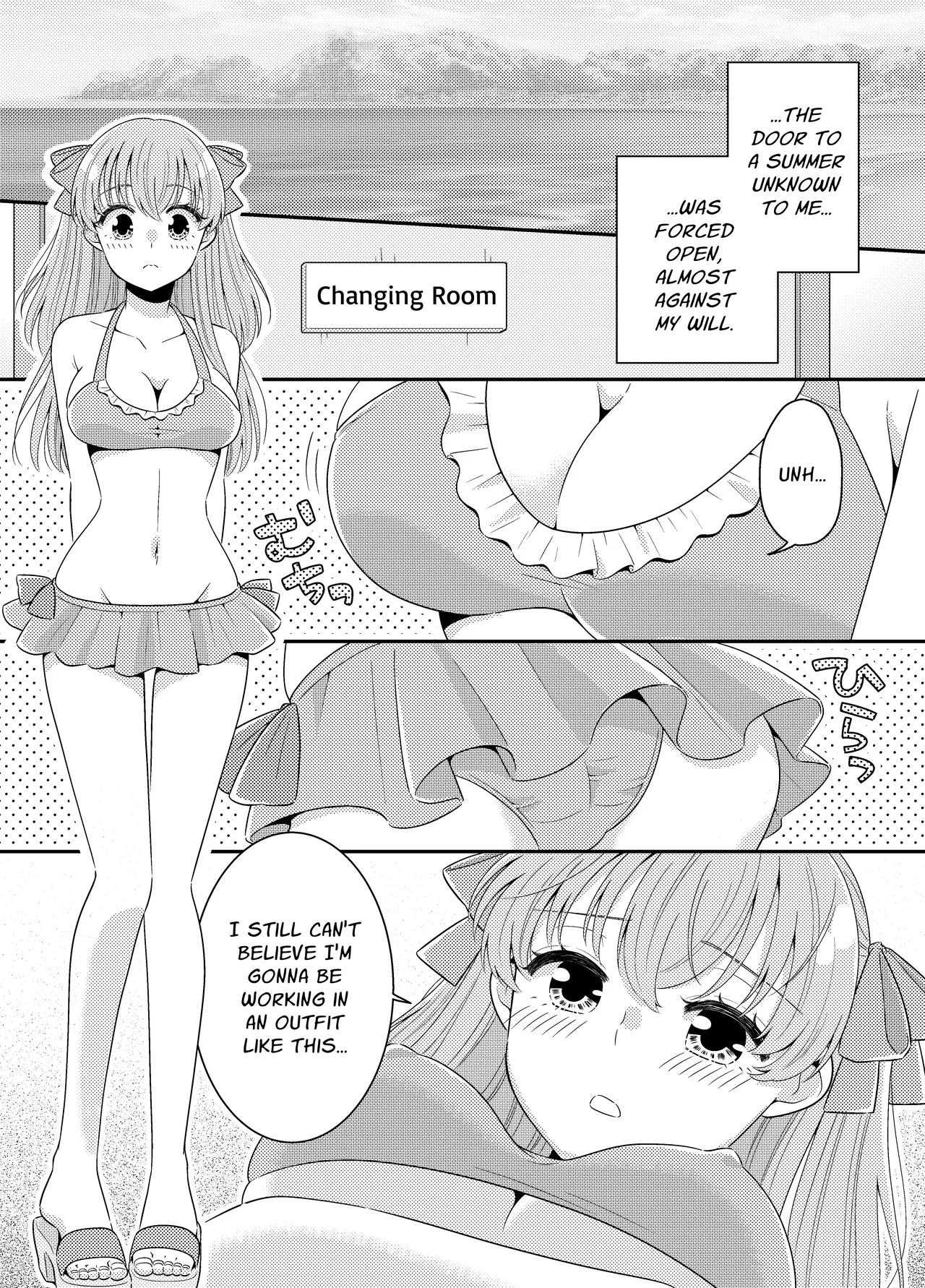 [P&I (Baapi)] Umi no Ie ni wa Kiken ga Ippai Class no Ano Ko no Oppai Porori | The Beach Hut Has Many Dangers ~Breast Exposure Story~ [English] [Cunny Garden] numero di immagine  6
