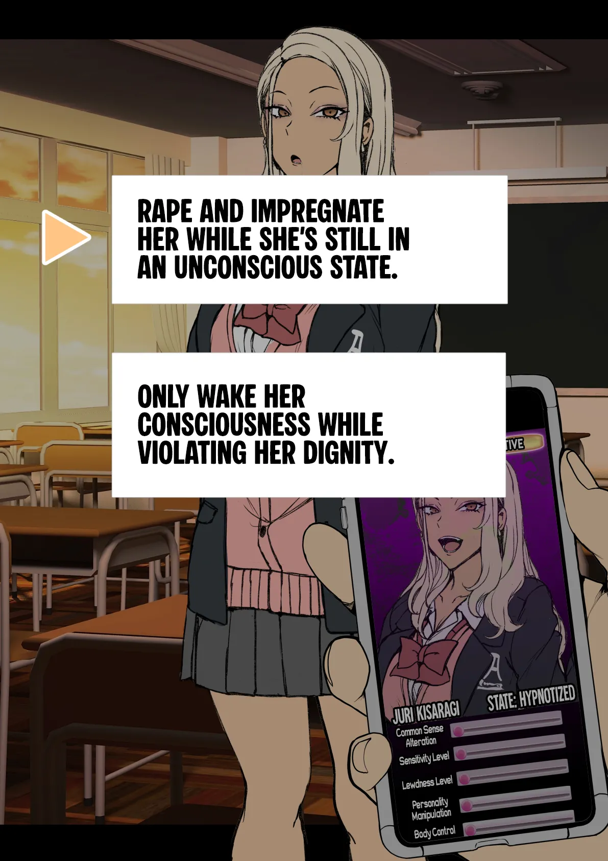 [Aiue Oka] Mukatsuku Gyaru ni Saimin o Kakeru Hanashi | A Story About Hypnotizing a Bitchy Gyaru [English] [NudeSalad] Bildnummer 5