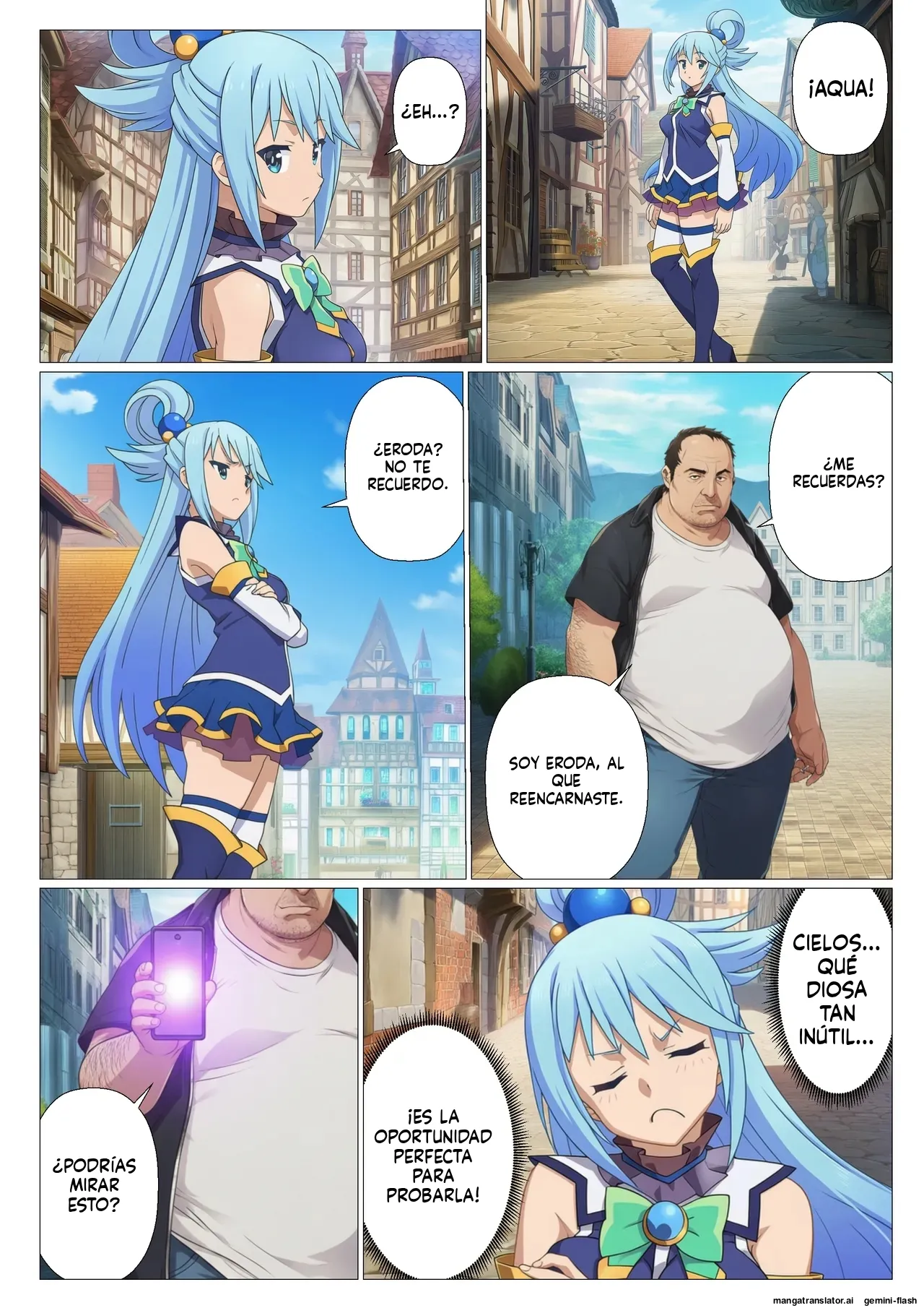 [Sakuru Kyuukanbi] Kono Subarashii Saimin de Harem o! (Kono Subarashii Sekai ni Syukufuku o!) [Spanish] [MTL] [AI Generated] 6eme image