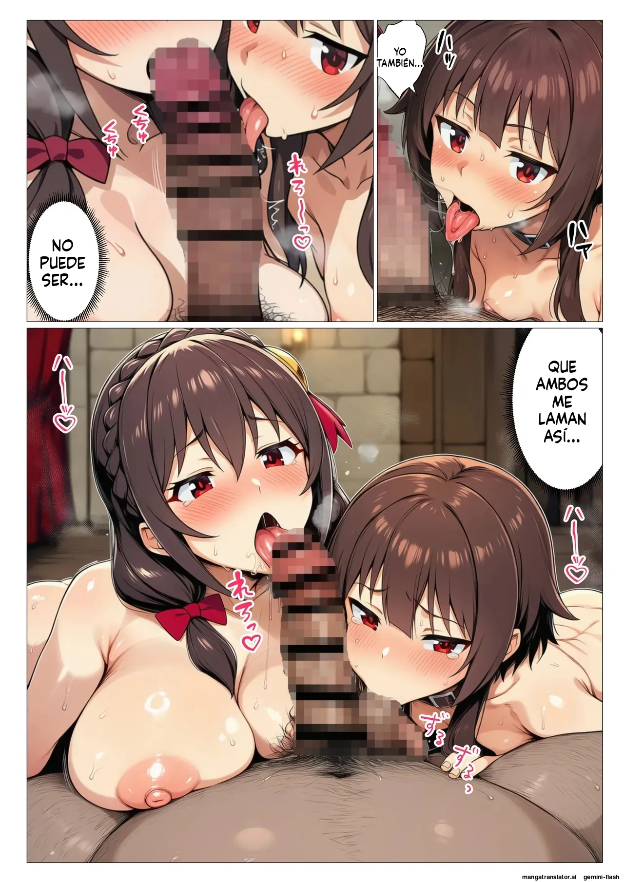 [Sakuru Kyuukanbi] Kono Subarashii Saimin de Harem o! (Kono Subarashii Sekai ni Syukufuku o!) [Spanish] [MTL] [AI Generated] 27eme image