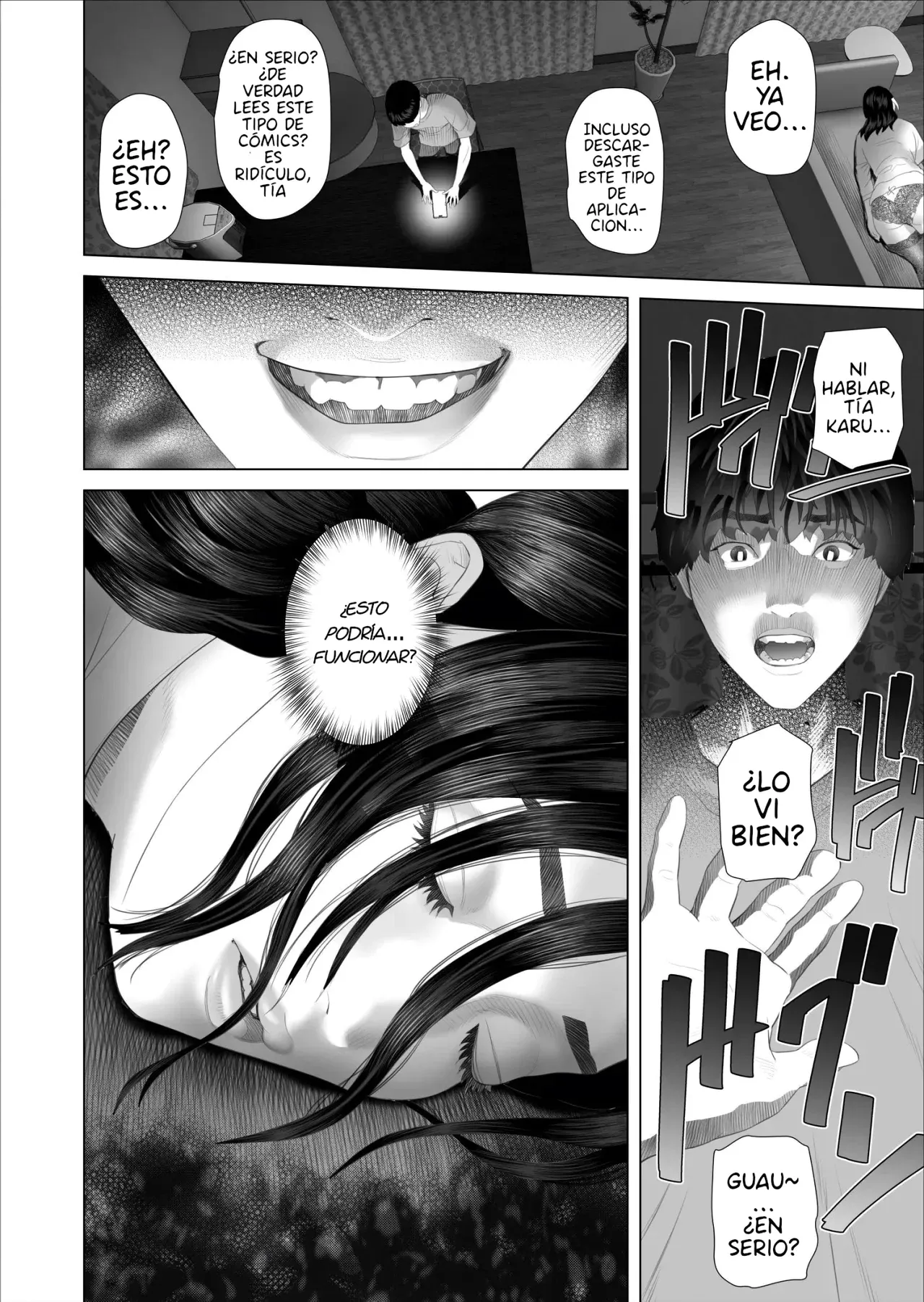 [Hy-dou (Hyji)] Kinjo Yuuwaku Shiro Soubi Oba-san no Himeta,,, Ero Shitagi Hen | Mi Seductora Tía... Una Rosa Blanca... Arco de la Lencería Erótica [Spanish] [Winter] изображение № 20