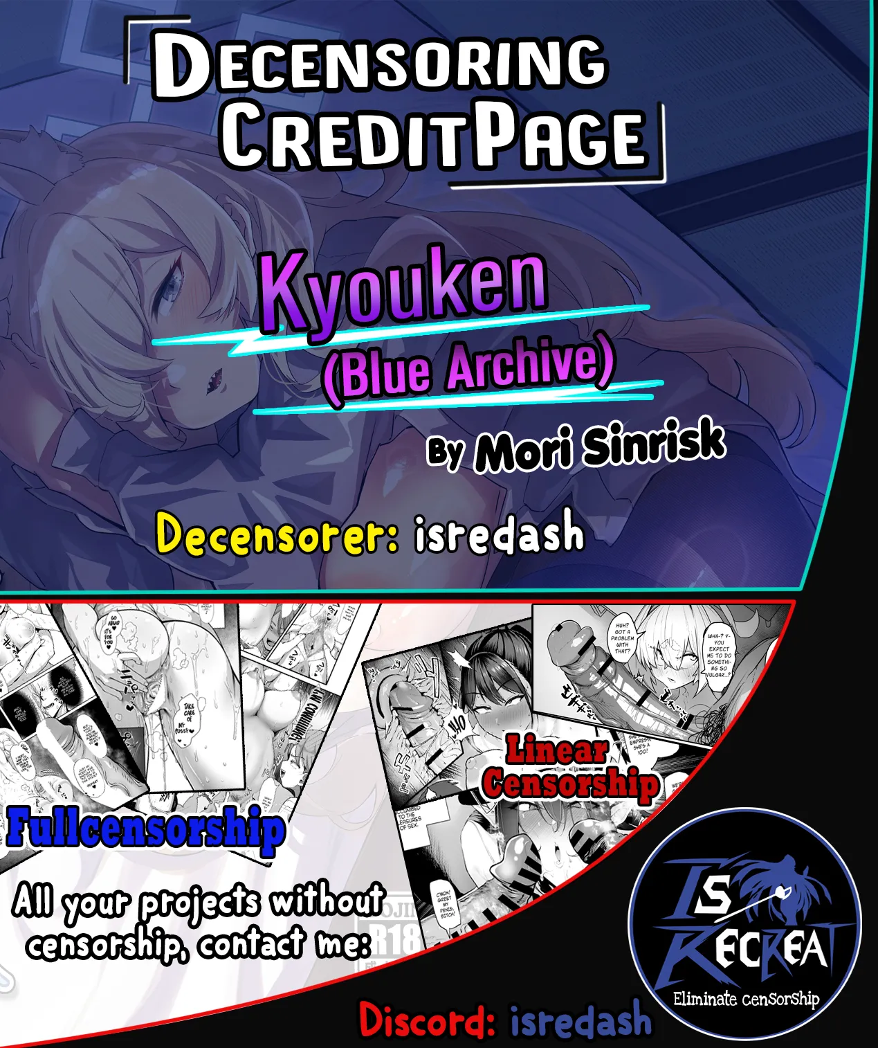 [Mori no Michi (Mori Sinrisk)] Kyouken (Blue Archive) [English] [SDTLs] [Decensored] [Digital] 33eme image