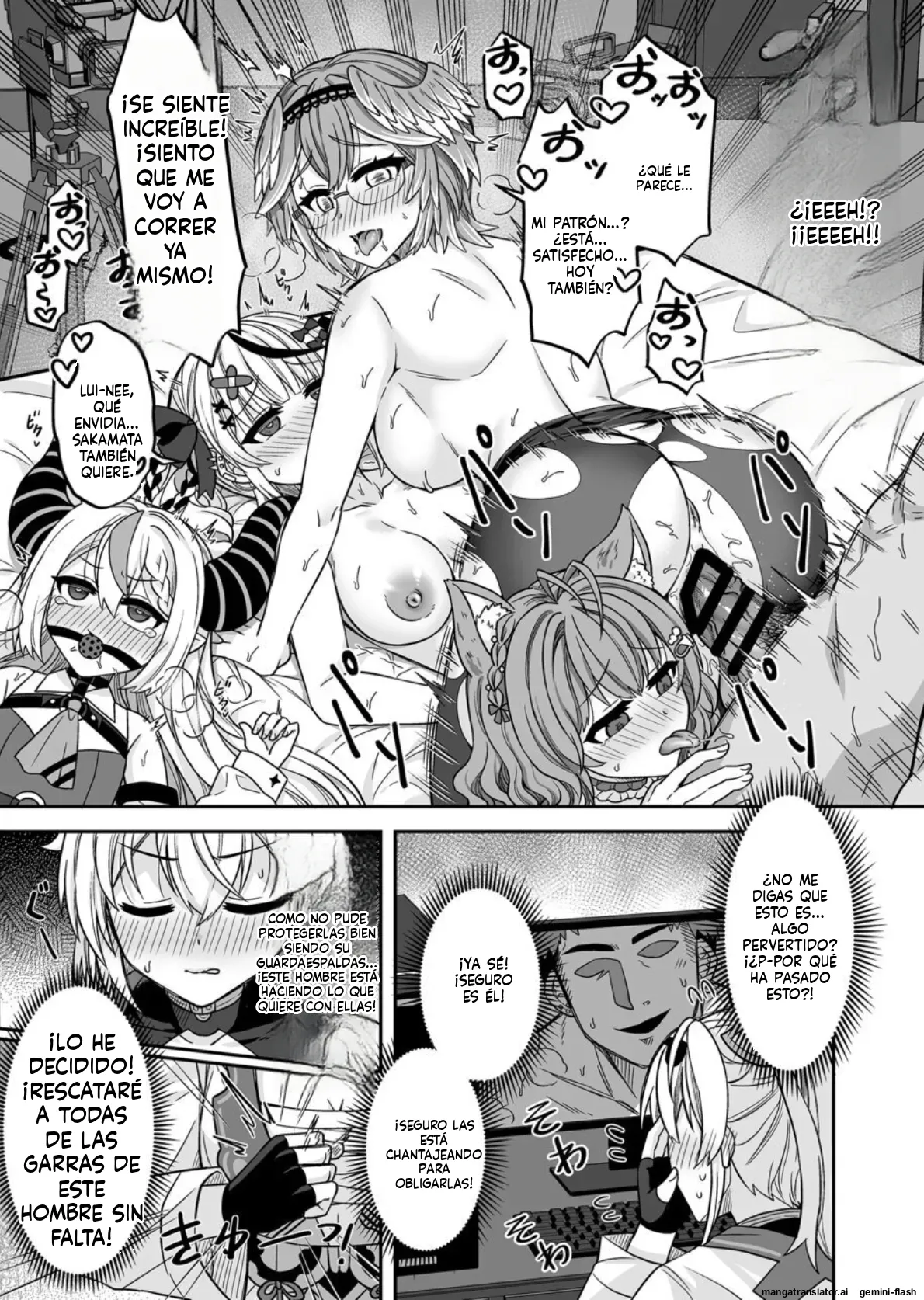 [Feiren Shenghuo (Laiyi Xiaolei)] HOLOX Himitsu Kessha Keiei no Susume 5 | Guía para dirigir una   sociedad secreta 5  (Kazama Iroha) [Spanish] [MTL] [Digital] 4eme image