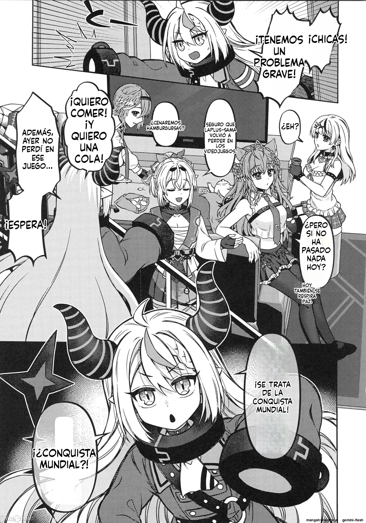 (FF44) [Feiren Shenghuo (Laiyi Xiaolei)] HOLOX Himitsu Kessha Keiei no Susume 6 Jou   (Hololive) [Spanish] [MTL]  [Decensored] 图片编号 4