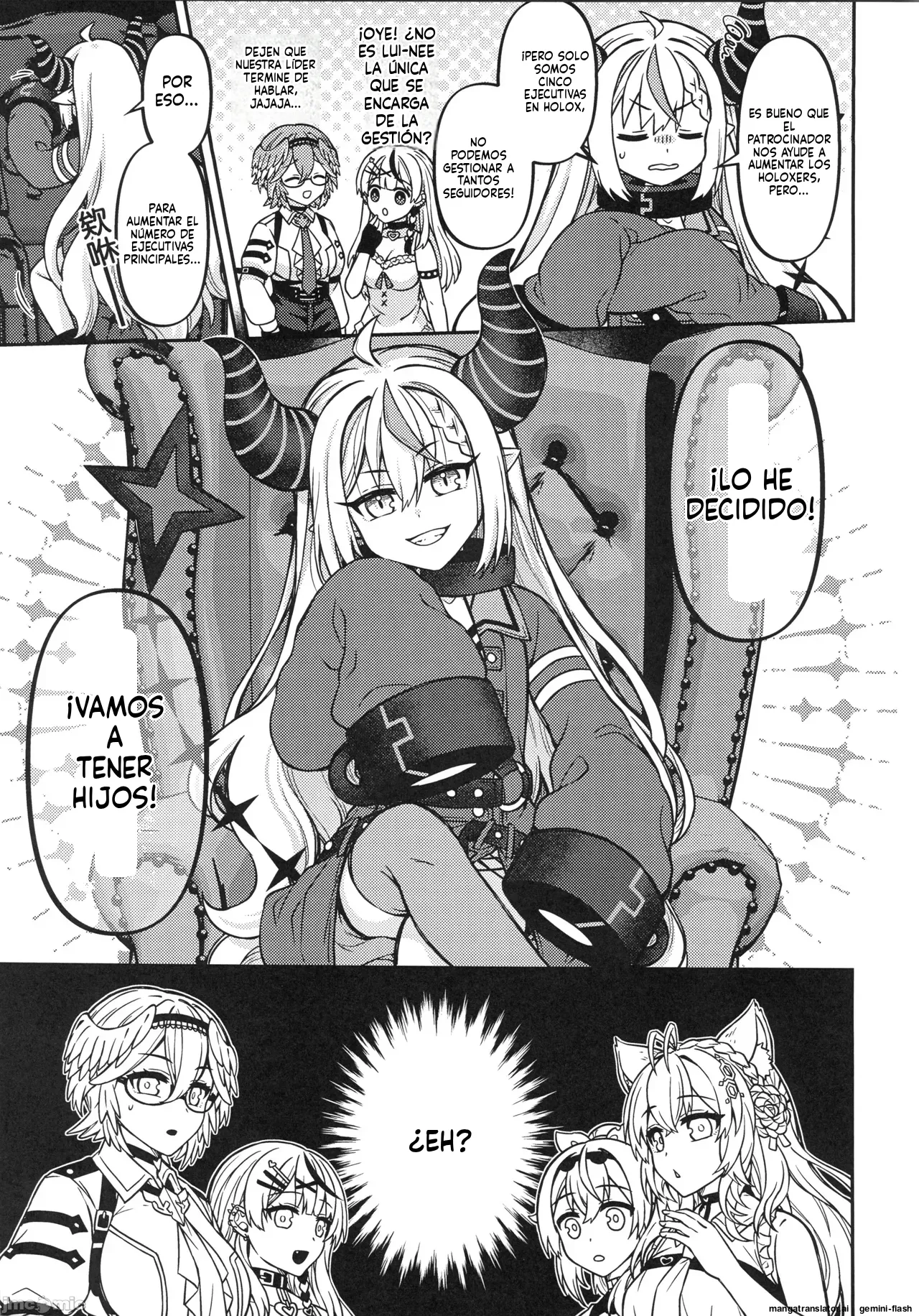 (FF44) [Feiren Shenghuo (Laiyi Xiaolei)] HOLOX Himitsu Kessha Keiei no Susume 6 Jou   (Hololive) [Spanish] [MTL]  [Decensored] 图片编号 6