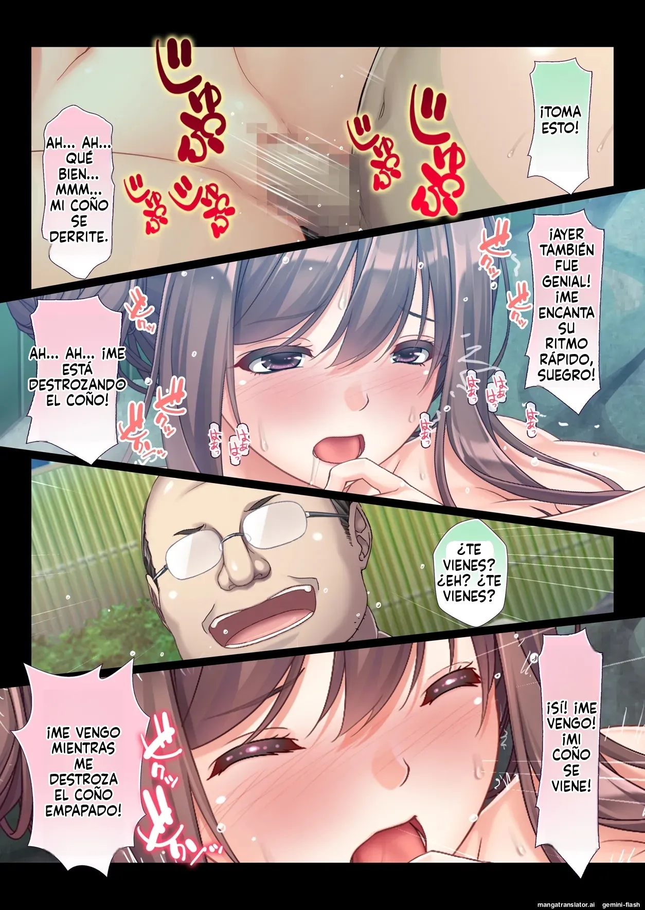 Konyoku Gifu Onsen Otto no Yoko de Gifu Chinpo o Kuwaekomu Tsuma no Manko Ikasaremakuri de Nakadashi Sarete Haramasareru (Spanish) MTL imagen número 87