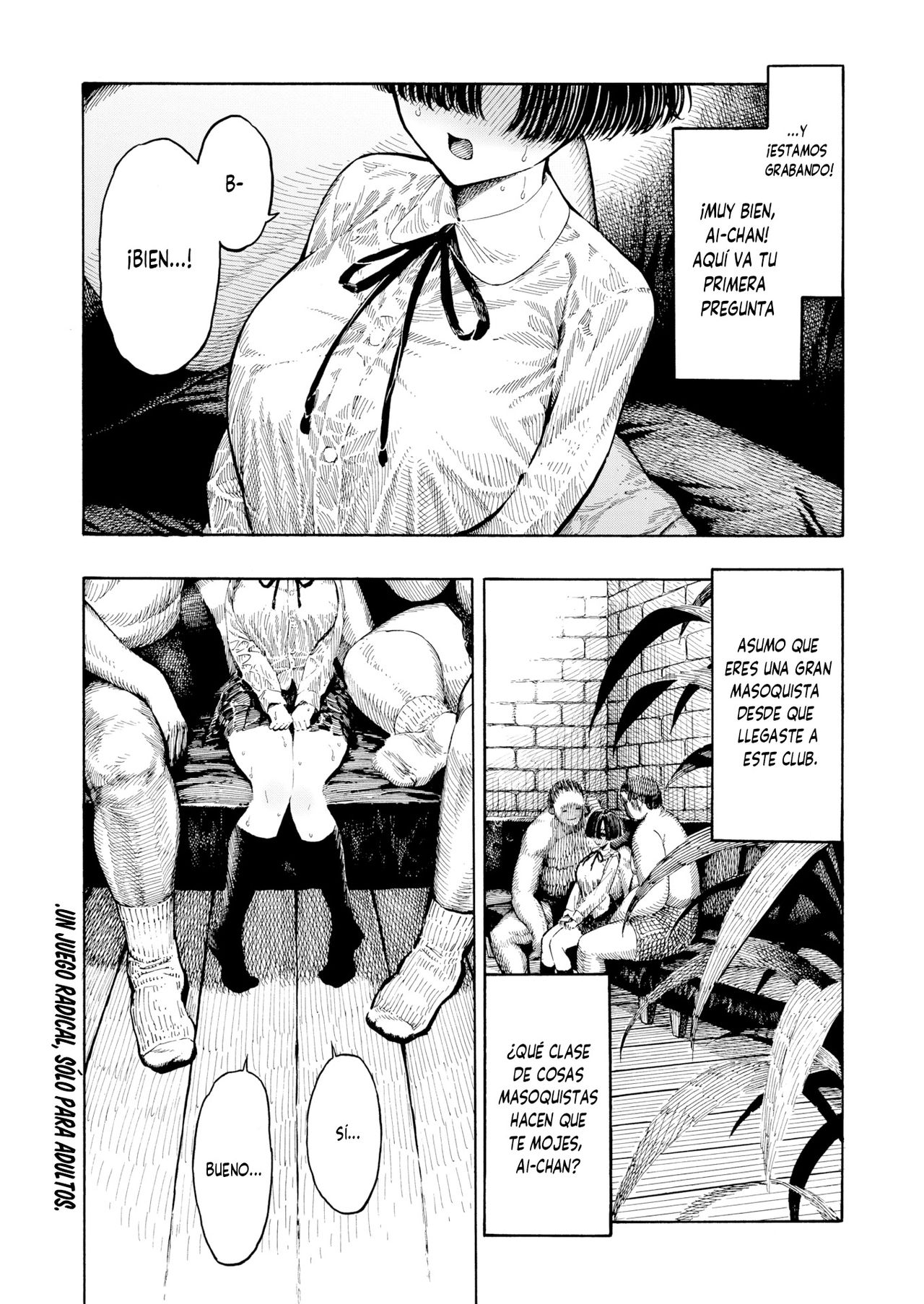 [Hirune] Shinshi Yuugi Club | Club de Entrenamiento Para Caballeros (COMIC Kairakuten 2020-08) [Spanish] [Anime no Mansebia] [Digital] Bildnummer 1