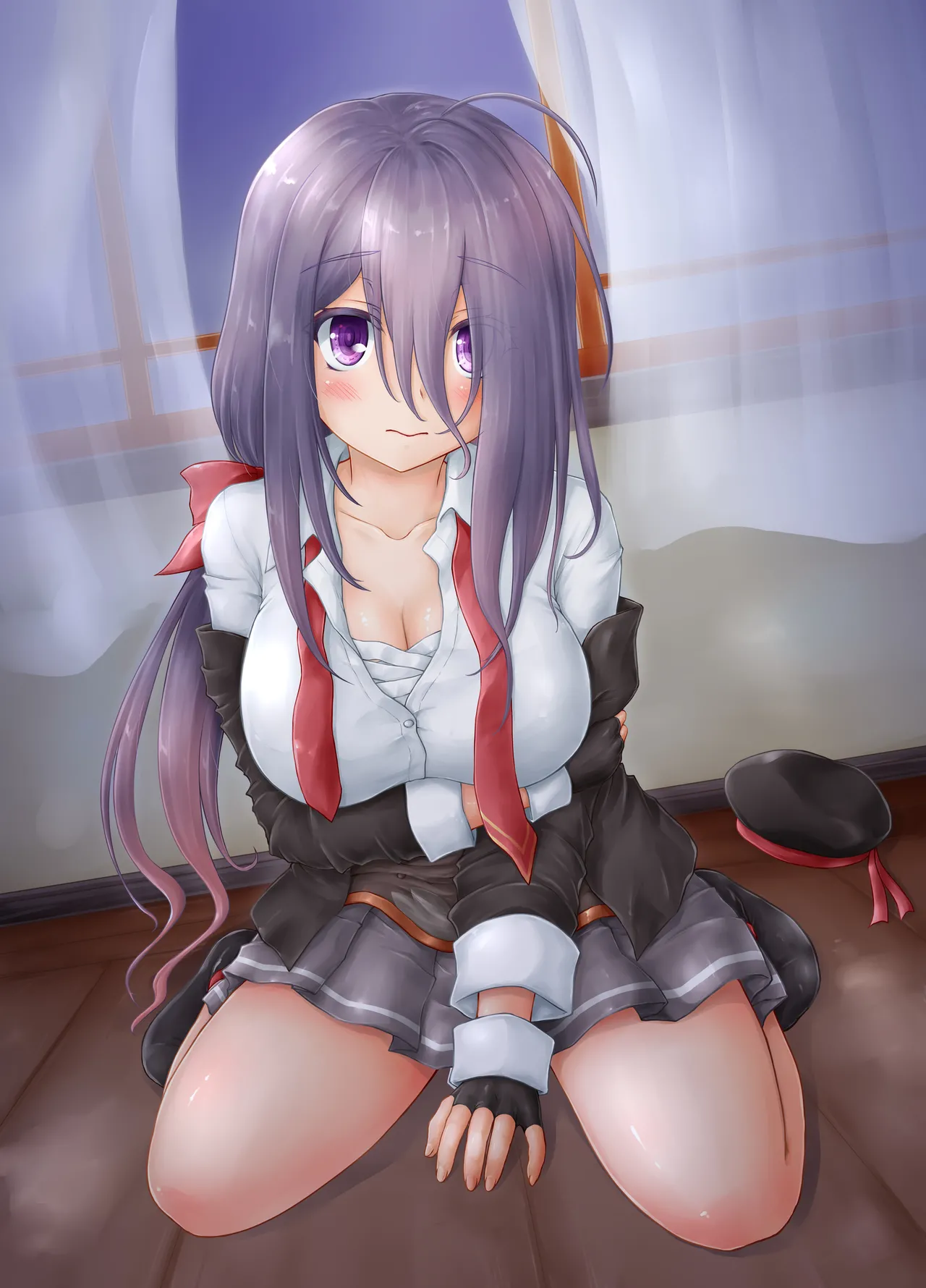 [Newtype Kenkyuujo (Kotowari)] Namidame ga Kawaii Kakure Kyonyuu no Uchi no Hishokan (Kantai Collection -KanColle-) [Digital] Bildnummer 23