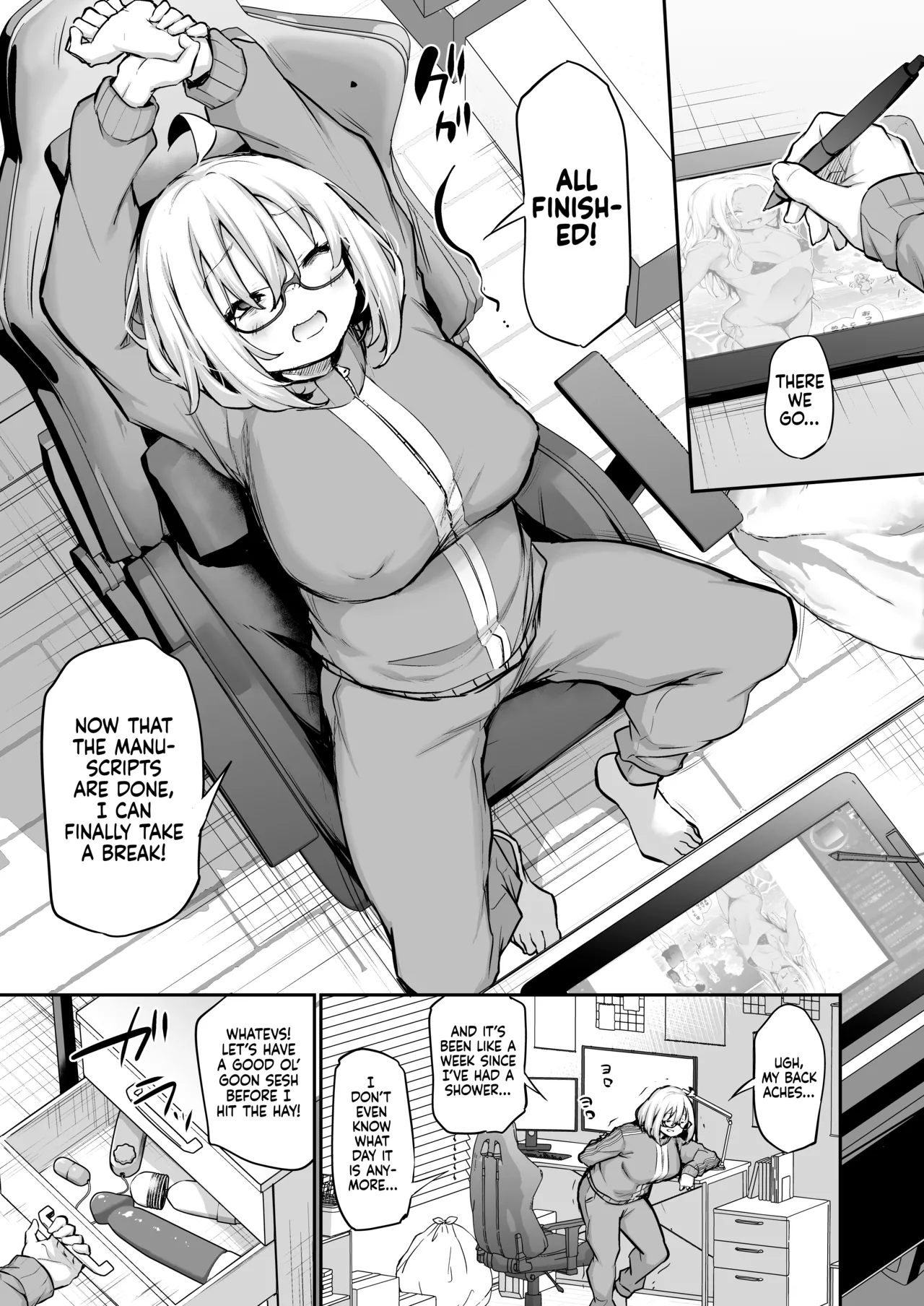 [Airandou] Furo Kyan Inkya Onna, Hatsu Kareshi Chinpo de Mesu ni Naru | A Shower-Hating, Shut-in Girlfailure Becomes a Woman From Her First Boyfriend’s Cock! [English] [Xzosk] [Decensored] изображение № 2