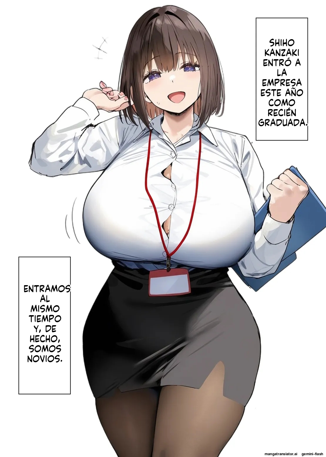 Minna ga Neratteru Shinsotsu-chan wo Netorasetemita Ominubasu 1 (Spanish) MTL 2eme image