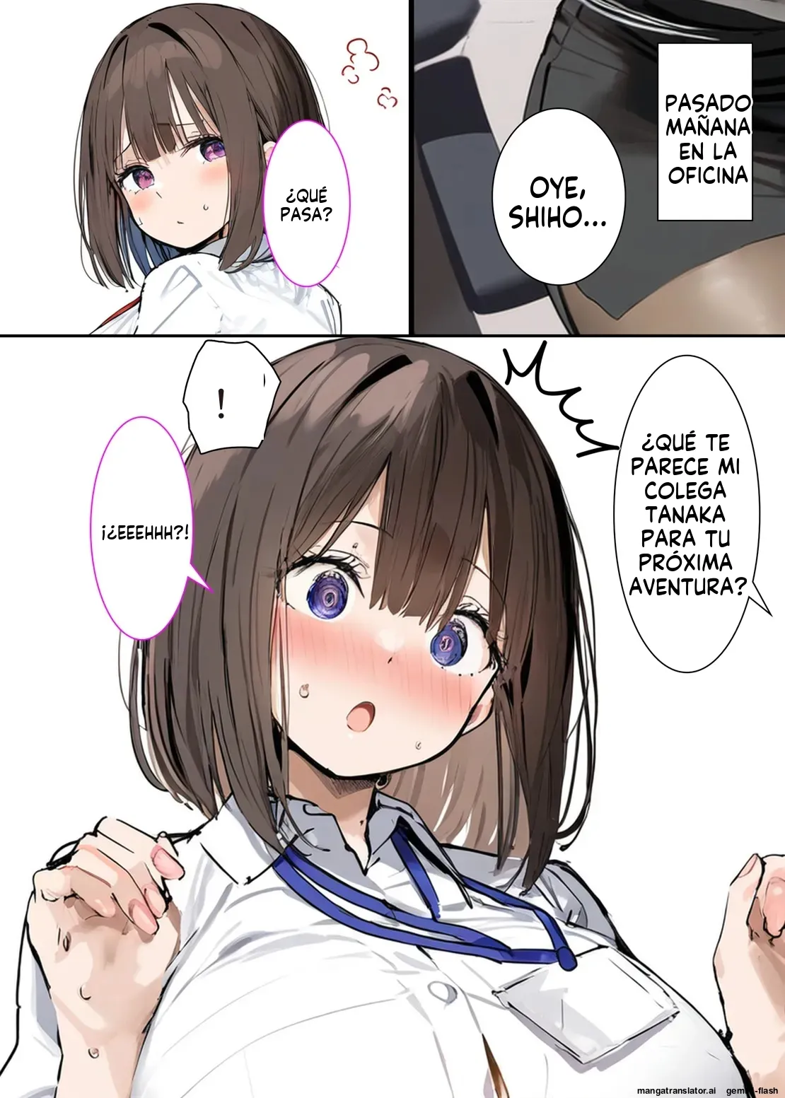 Minna ga Neratteru Shinsotsu-chan wo Netorasetemita Ominubasu 2 (Spanish) MTL 5eme image