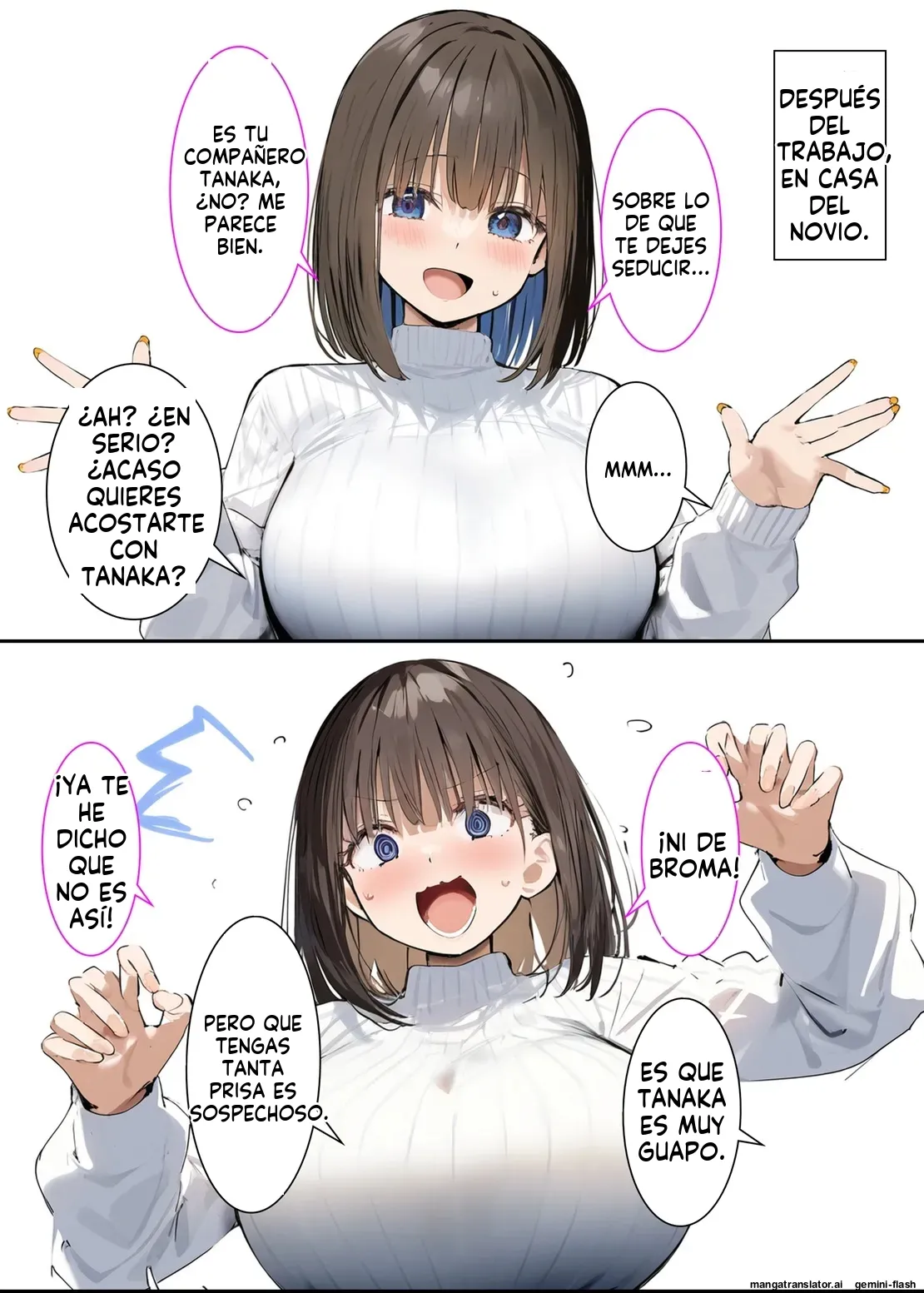 Minna ga Neratteru Shinsotsu-chan wo Netorasetemita Ominubasu 2 (Spanish) MTL 7eme image