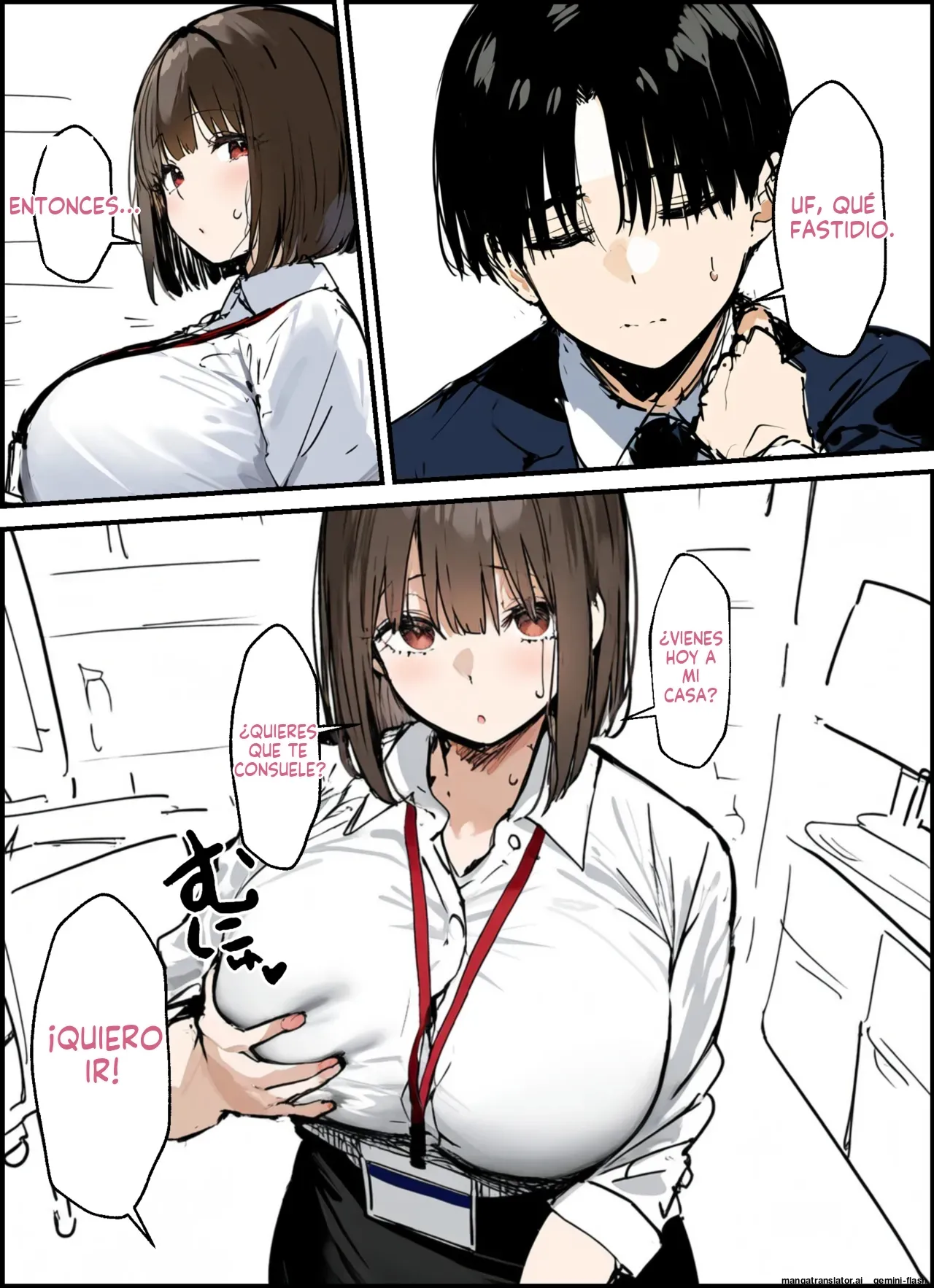 Minna ga Neratteru Shinsotsu-chan wo Netorasetemita Ominubasu 3 (Spanish) MTL 이미지 번호 6