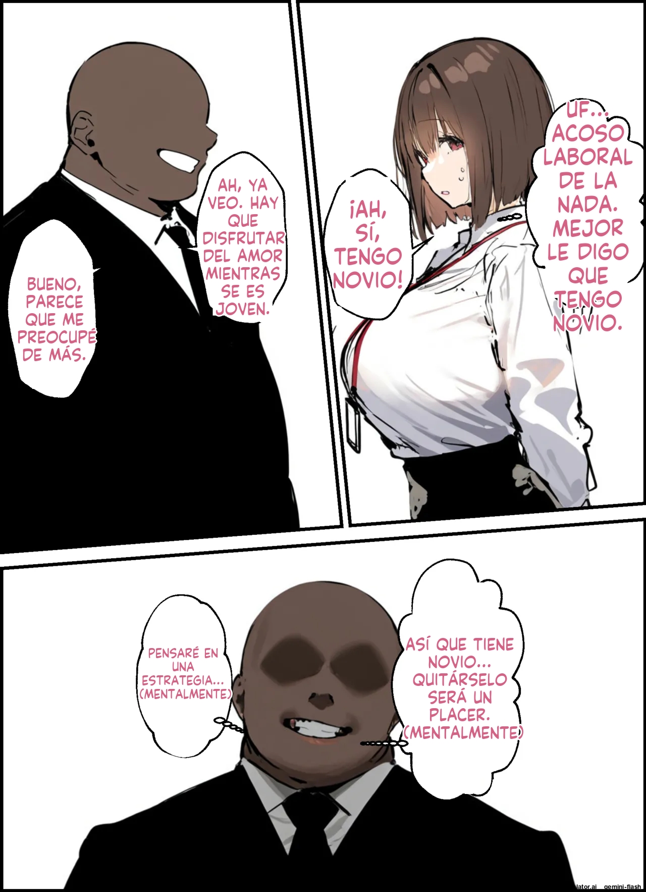 Minna ga Neratteru Shinsotsu-chan wo Netorasetemita Ominubasu 3 (Spanish) MTL 이미지 번호 15