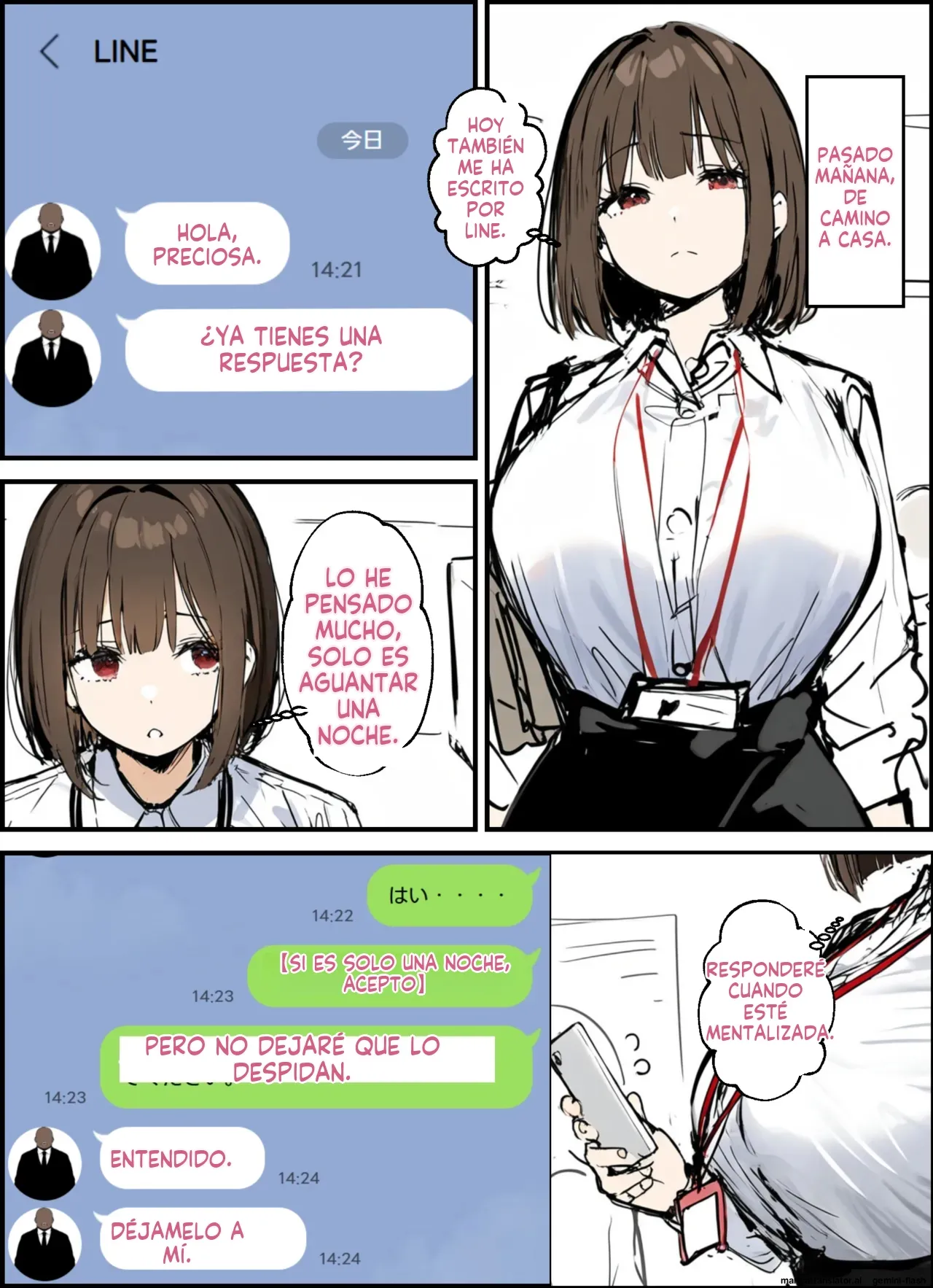 Minna ga Neratteru Shinsotsu-chan wo Netorasetemita Ominubasu 3 (Spanish) MTL 이미지 번호 20