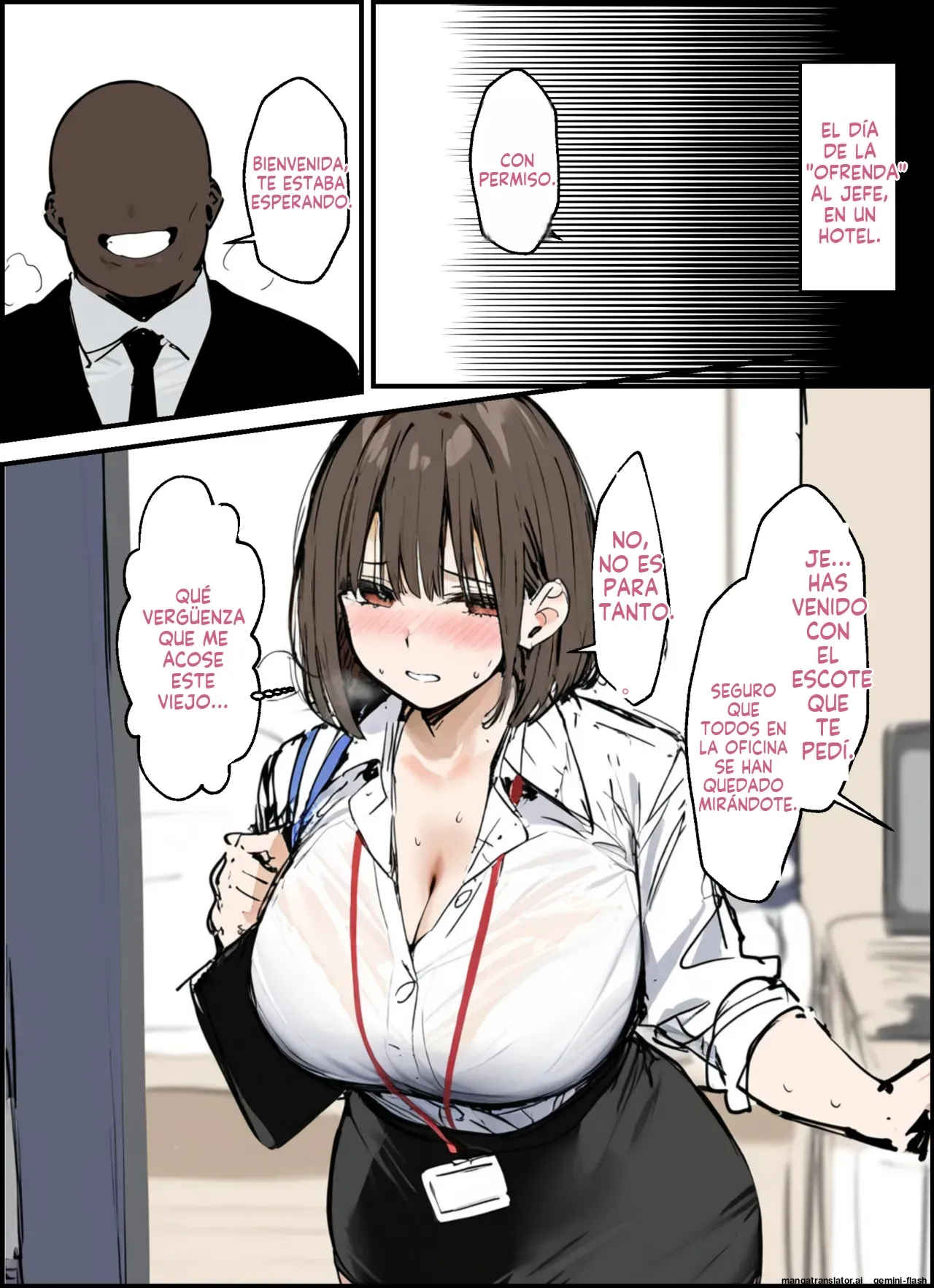 Minna ga Neratteru Shinsotsu-chan wo Netorasetemita Ominubasu 3 (Spanish) MTL 이미지 번호 21