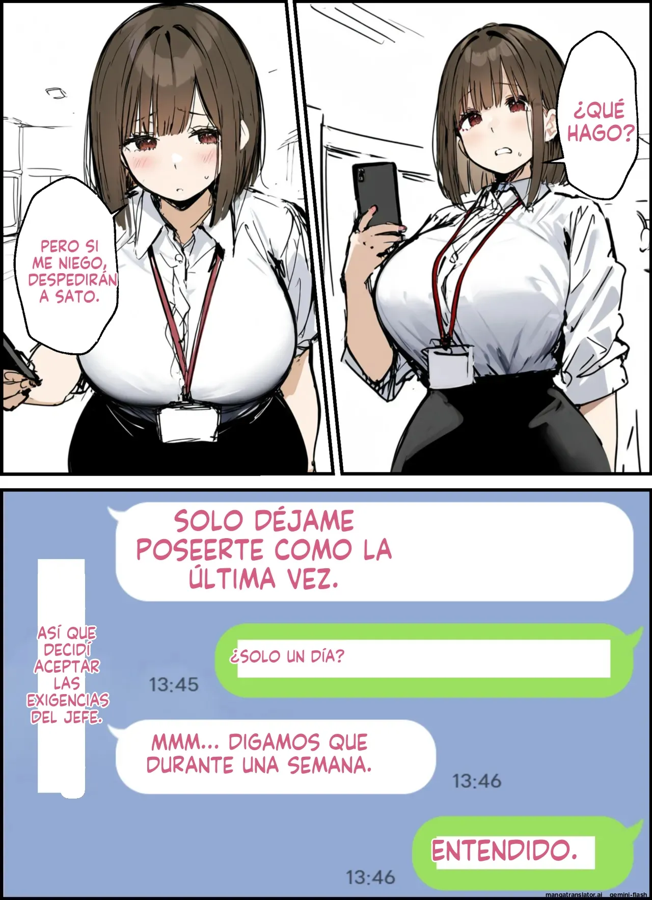 Minna ga Neratteru Shinsotsu-chan wo Netorasetemita Ominubasu 3 (Spanish) MTL 이미지 번호 39