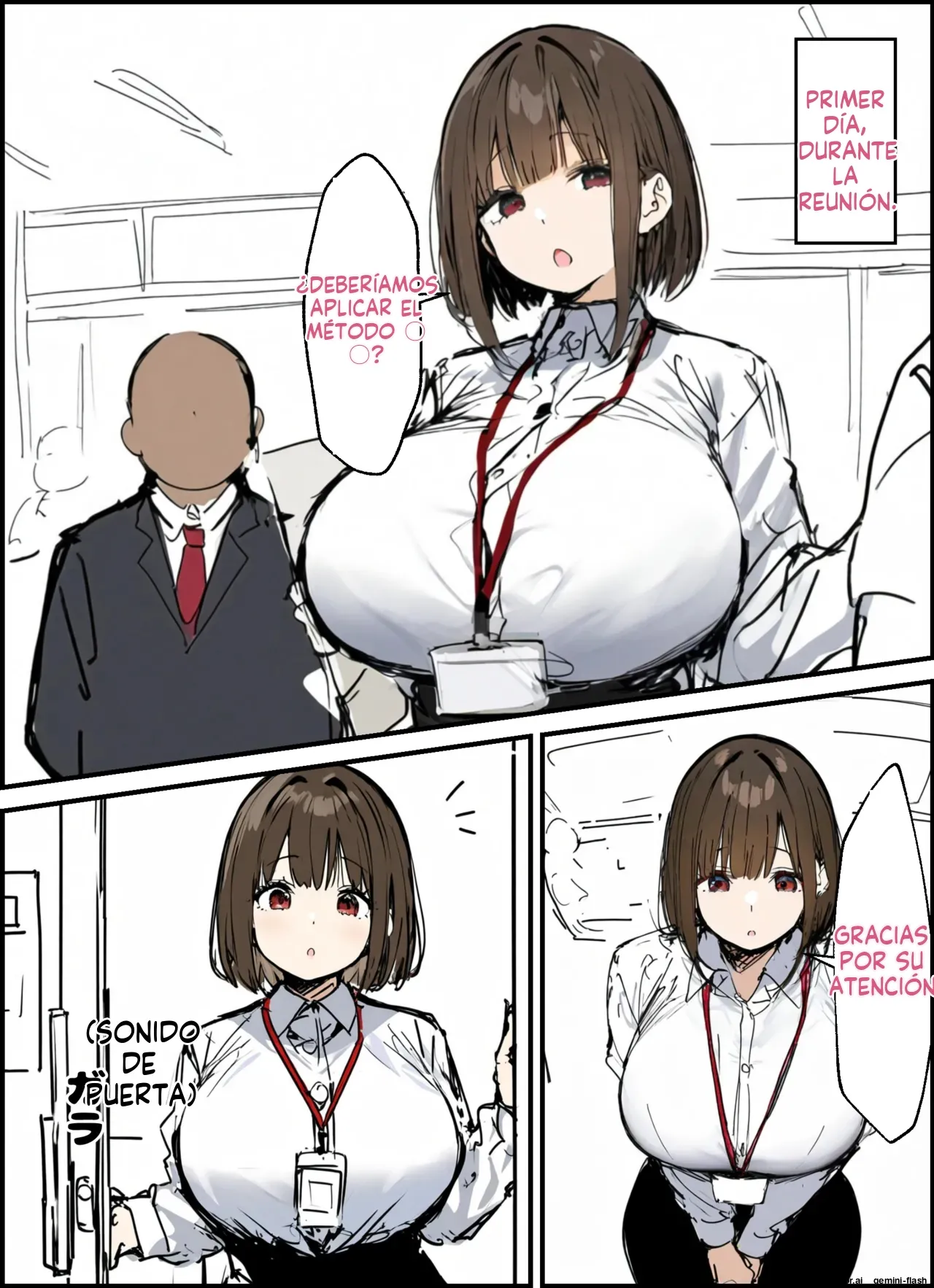 Minna ga Neratteru Shinsotsu-chan wo Netorasetemita Ominubasu 3 (Spanish) MTL 이미지 번호 40