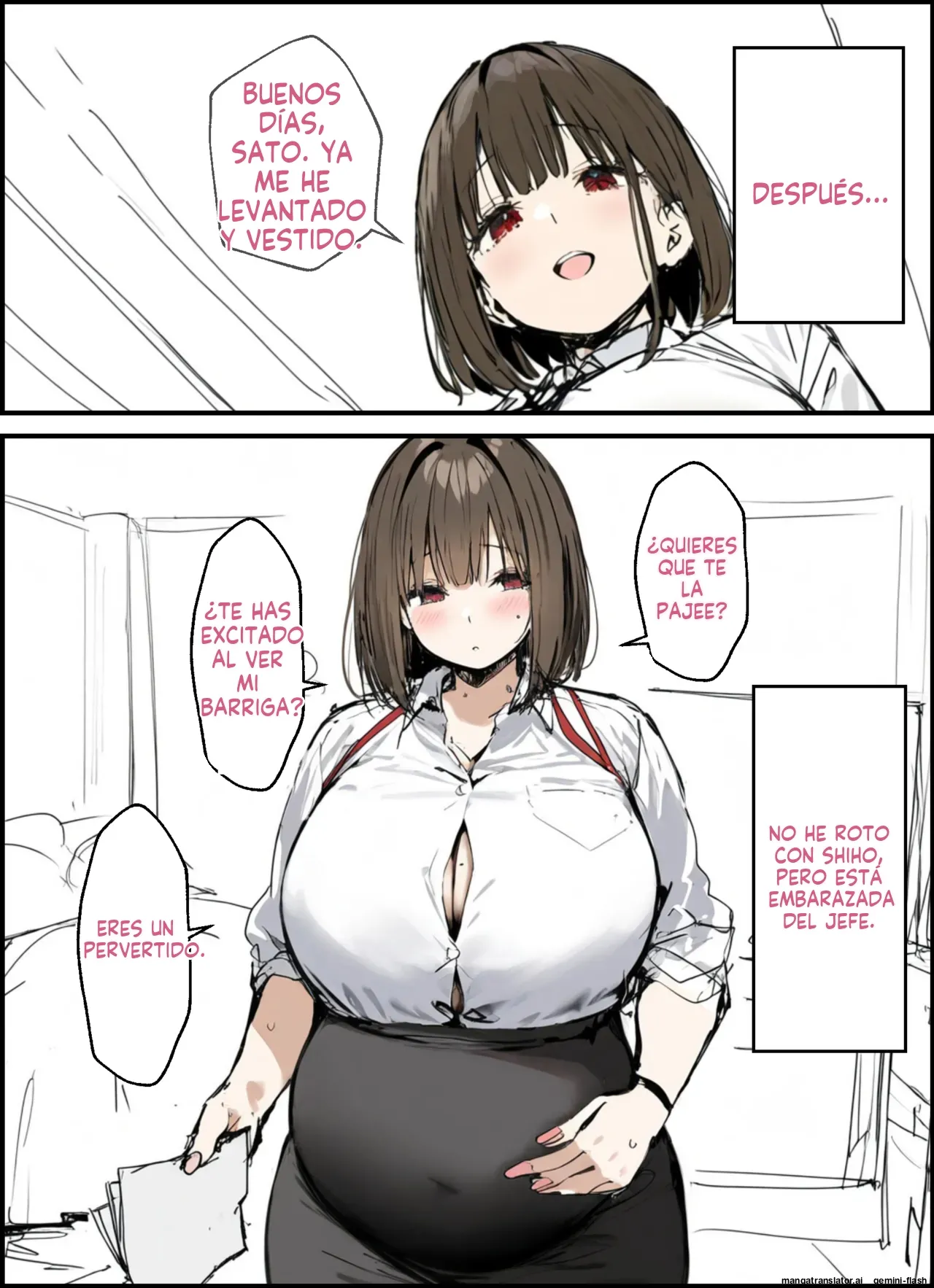 Minna ga Neratteru Shinsotsu-chan wo Netorasetemita Ominubasu 3 (Spanish) MTL 이미지 번호 112