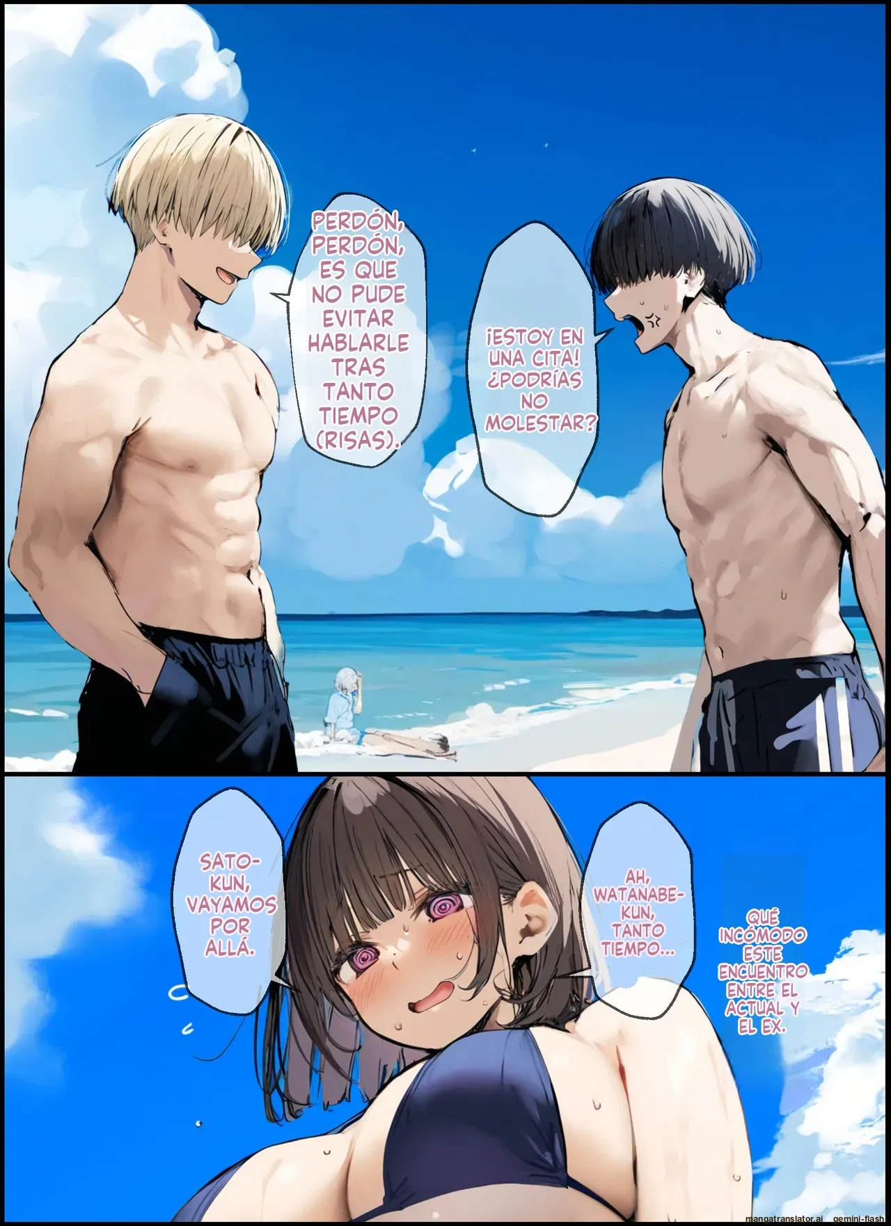 Minna ga Neratteru Shinsotsu-chan wo Netorasetemita Ominubasu 4 (Spanish) MTL 이미지 번호 7