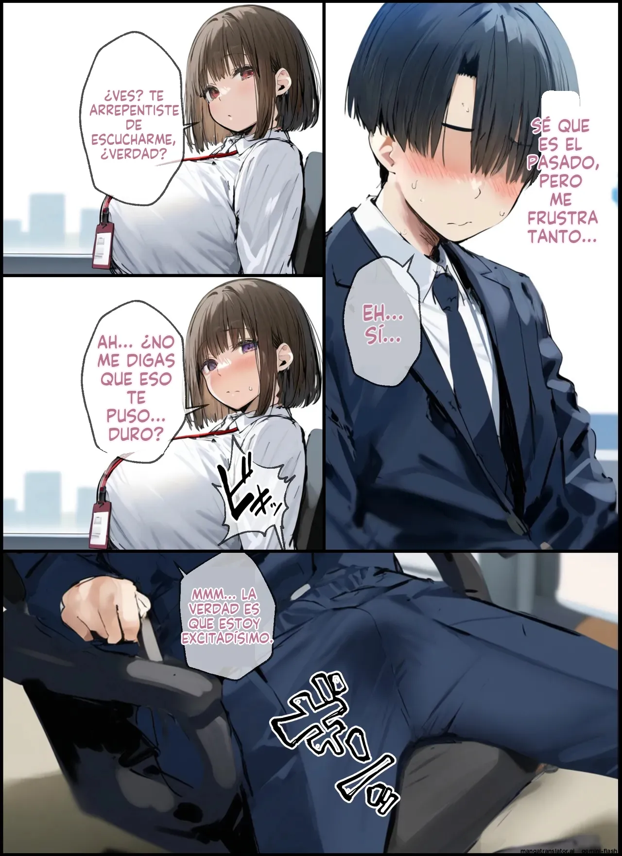 Minna ga Neratteru Shinsotsu-chan wo Netorasetemita Ominubasu 4 (Spanish) MTL 이미지 번호 28