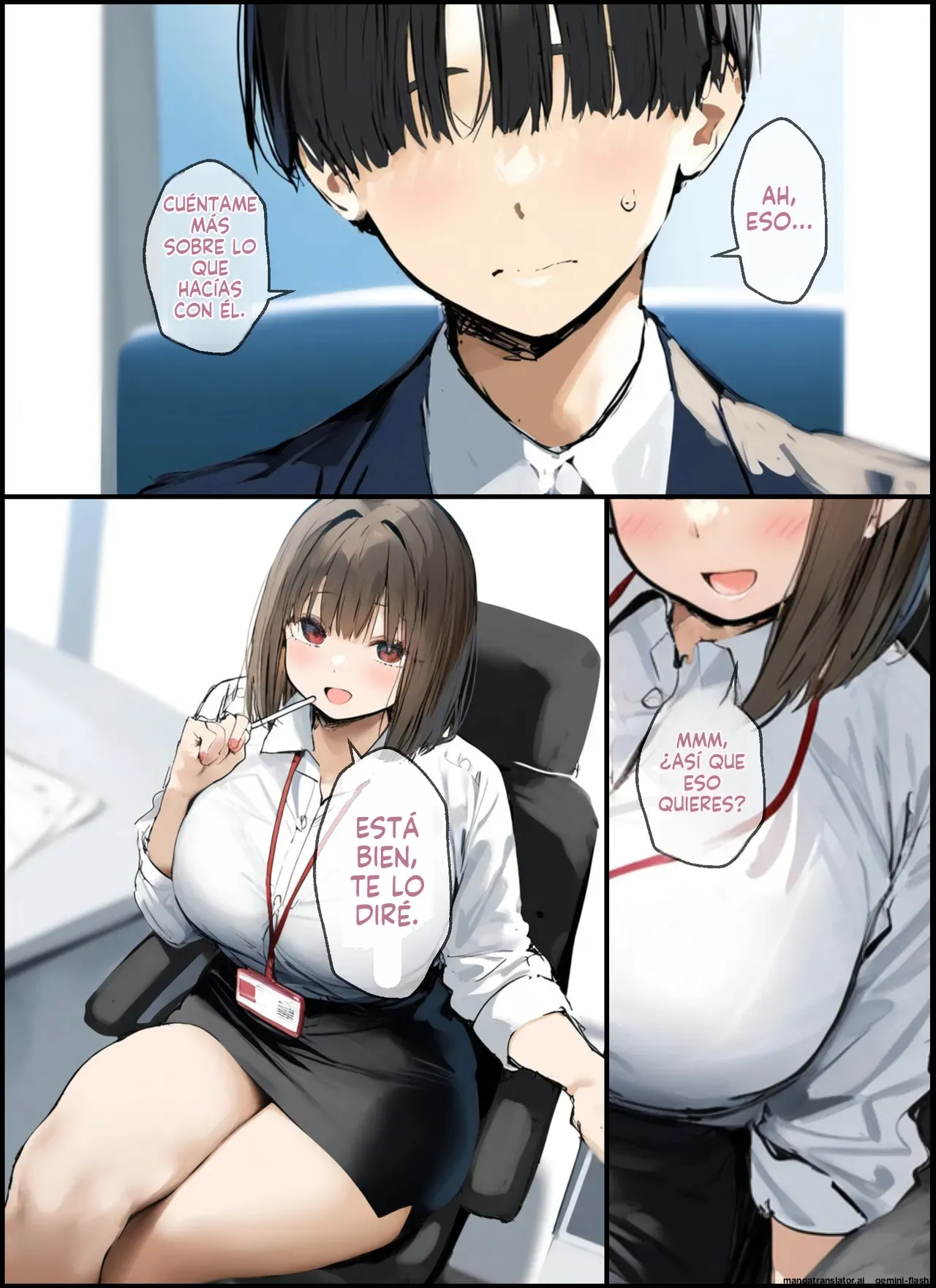 Minna ga Neratteru Shinsotsu-chan wo Netorasetemita Ominubasu 4 (Spanish) MTL 이미지 번호 29