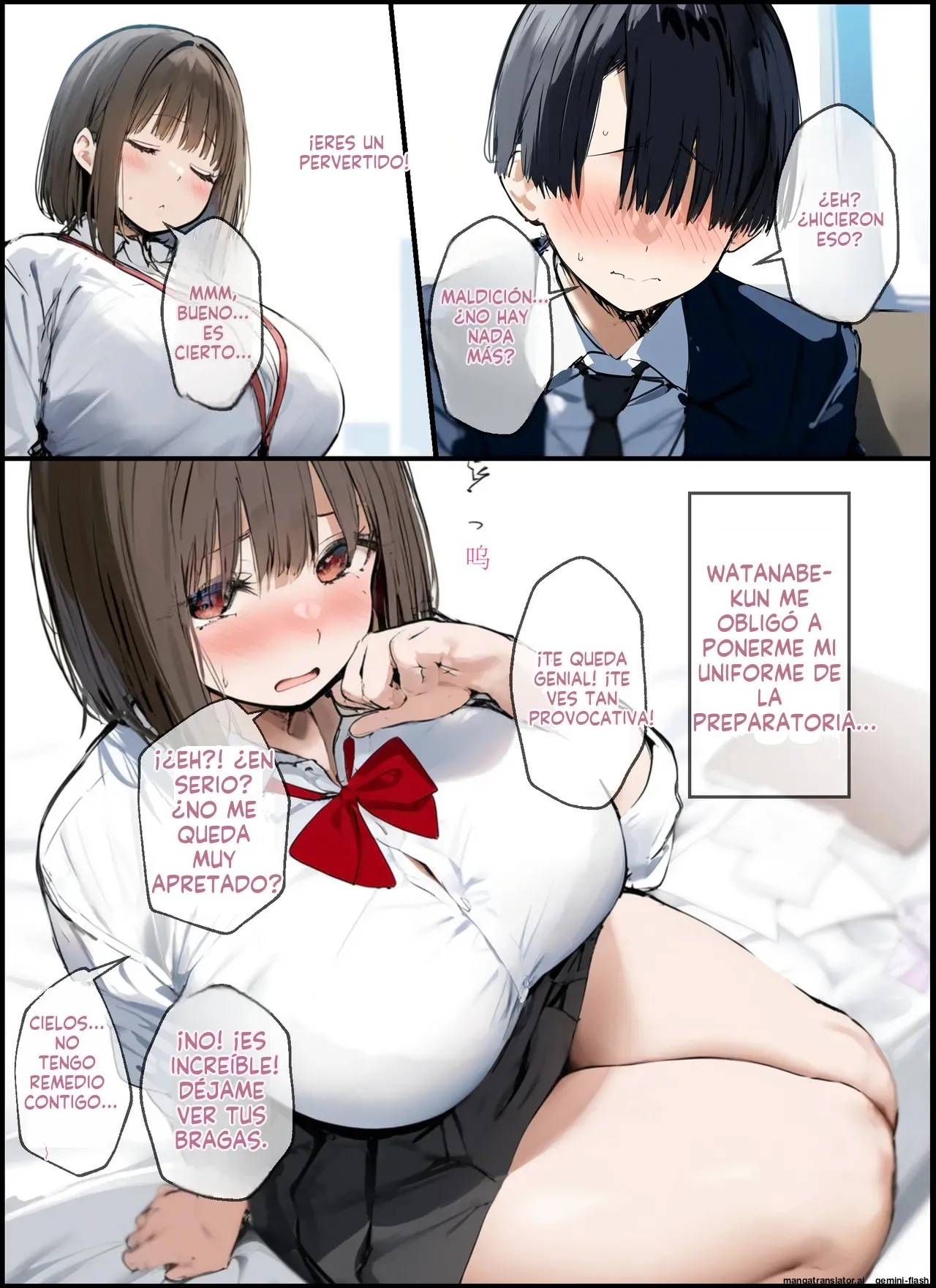 Minna ga Neratteru Shinsotsu-chan wo Netorasetemita Ominubasu 4 (Spanish) MTL 이미지 번호 40