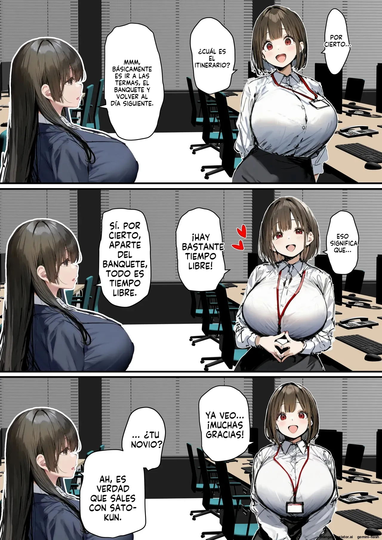 Minna ga Neratteru Shinsotsu-chan wo Netorasetemita Ominubasu 5 (Spanish) MTL 이미지 번호 27