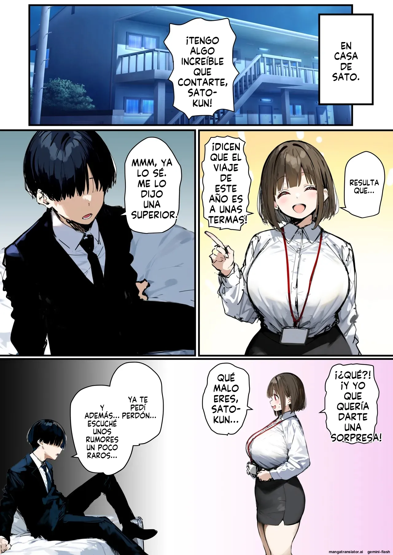 Minna ga Neratteru Shinsotsu-chan wo Netorasetemita Ominubasu 5 (Spanish) MTL 이미지 번호 35