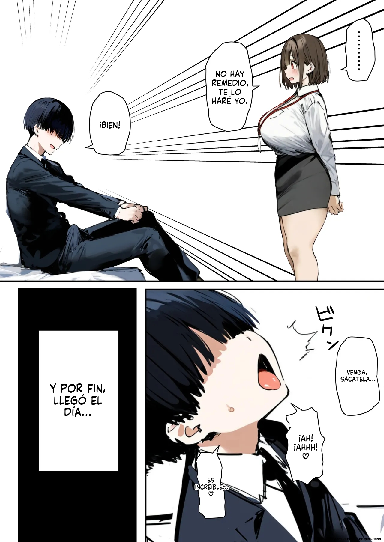 Minna ga Neratteru Shinsotsu-chan wo Netorasetemita Ominubasu 5 (Spanish) MTL 이미지 번호 44