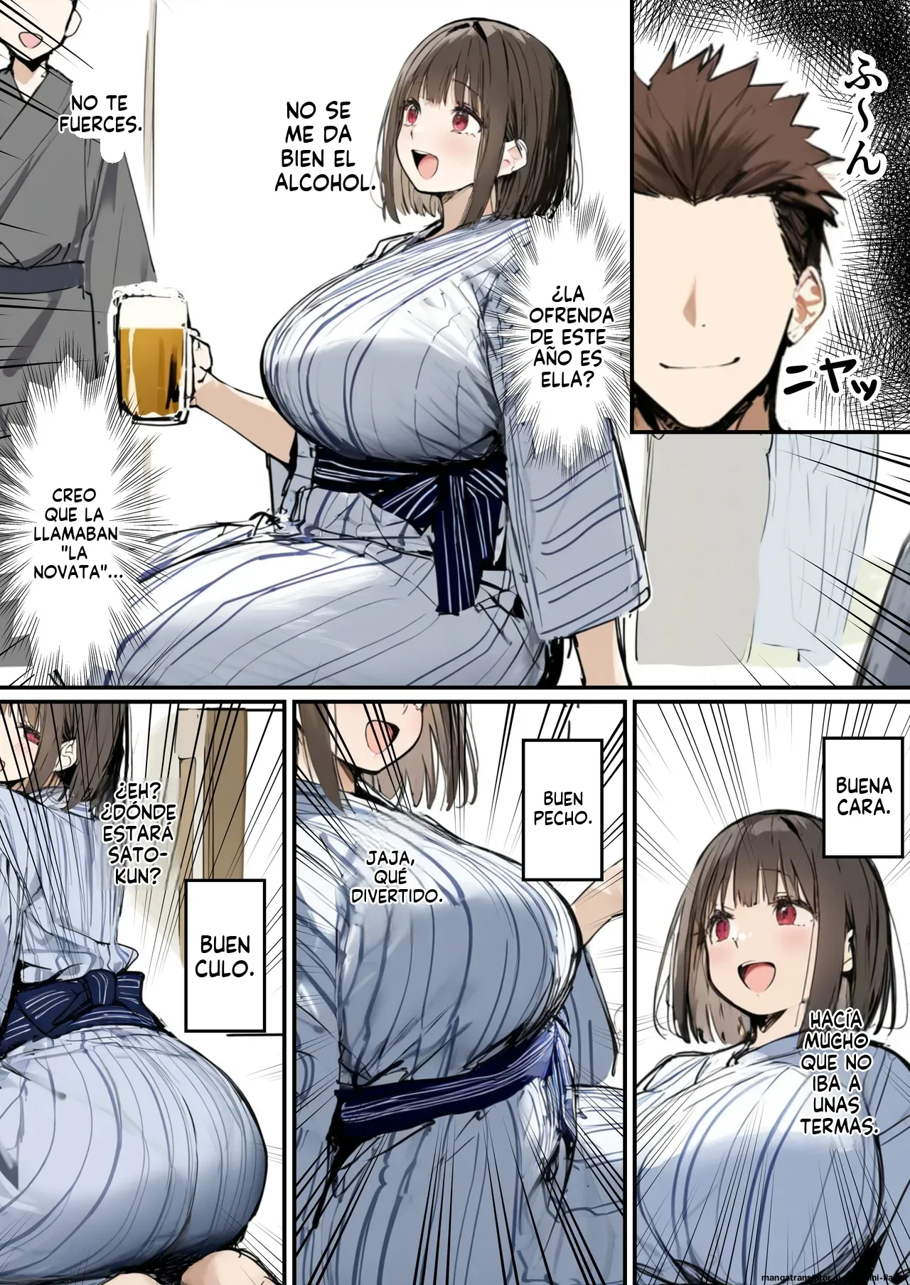 Minna ga Neratteru Shinsotsu-chan wo Netorasetemita Ominubasu 5 (Spanish) MTL 이미지 번호 58