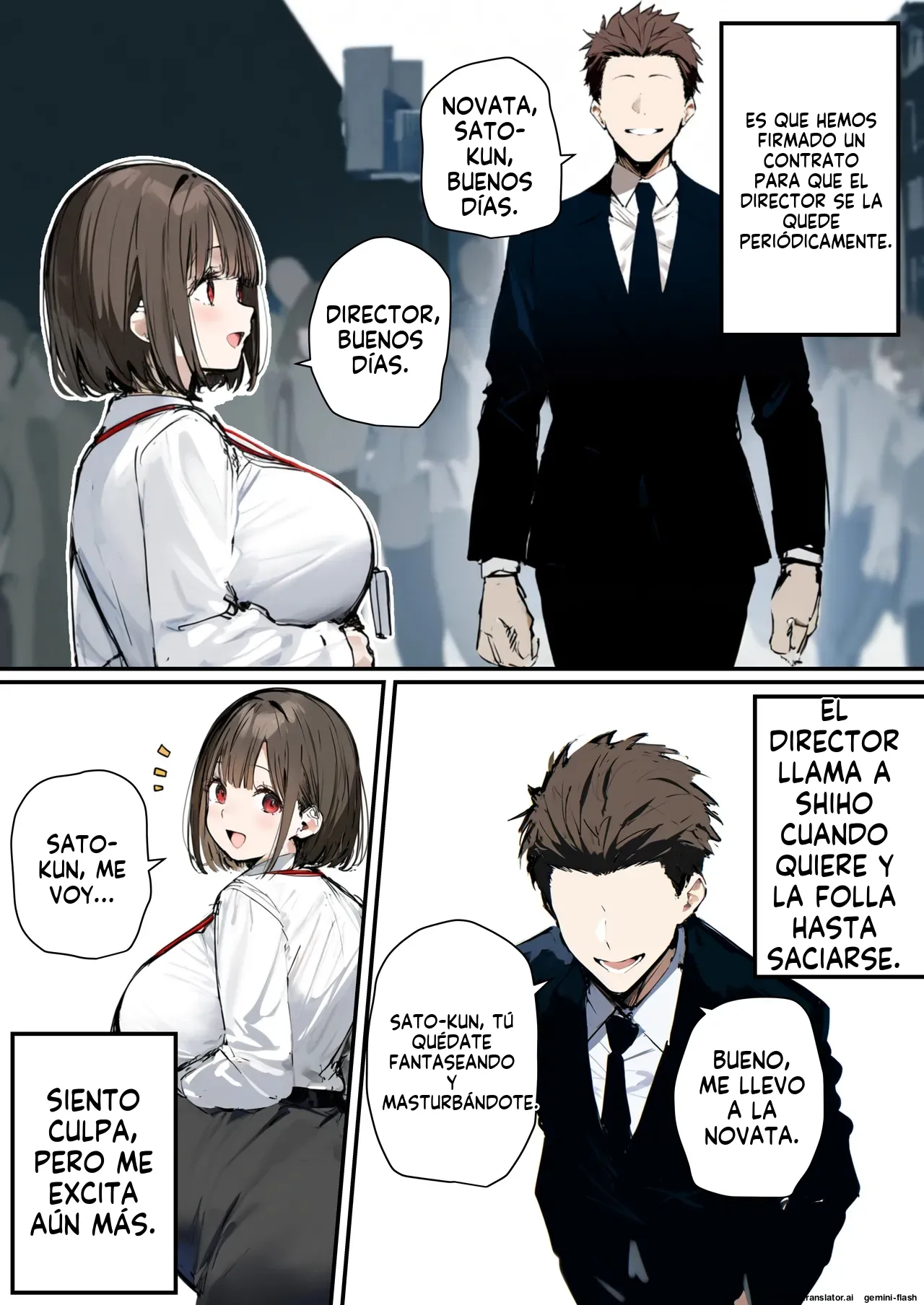 Minna ga Neratteru Shinsotsu-chan wo Netorasetemita Ominubasu 5 (Spanish) MTL 이미지 번호 137