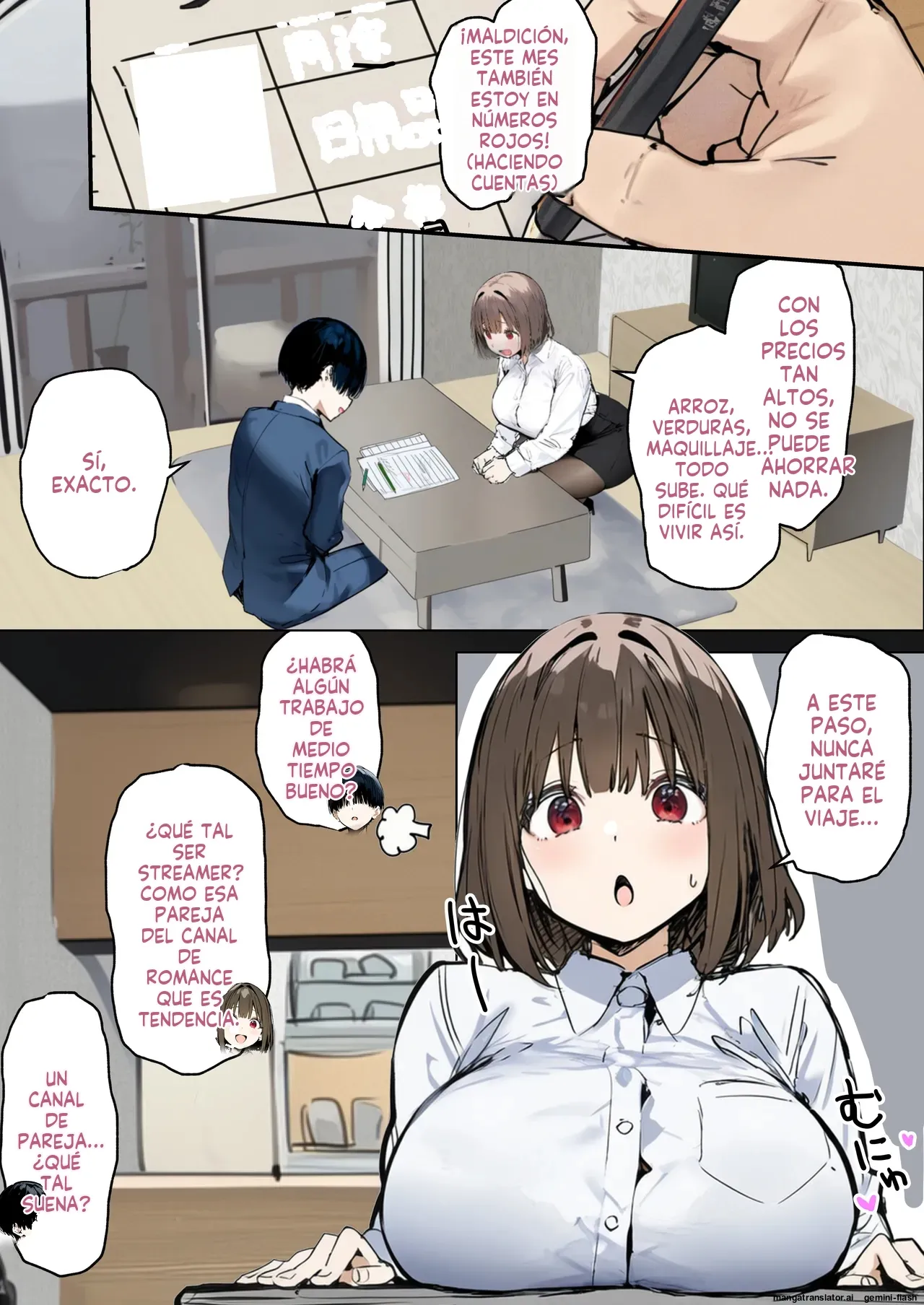 Minna ga Neratteru Shinsotsu-chan wo Netorasetemita Ominubasu 6 (Spanish) MTL numero di immagine  2