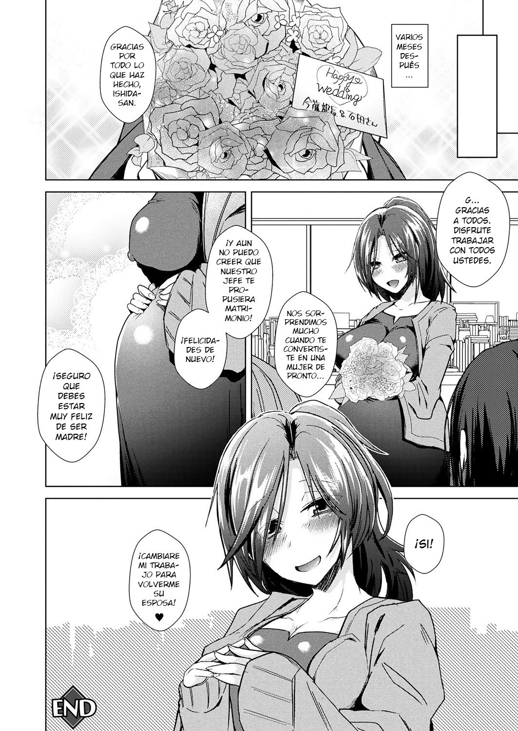 [Ebina Ebi] Nerae! Nyotaika Kotobukitaisya | Let's Aim For It! Turn into a Woman, Get Married and Resign from Work! (COMIC Unreal 2018-02 Vol. 71) [Spanish] [GenderBender Scans] [Digital] 图片编号 10