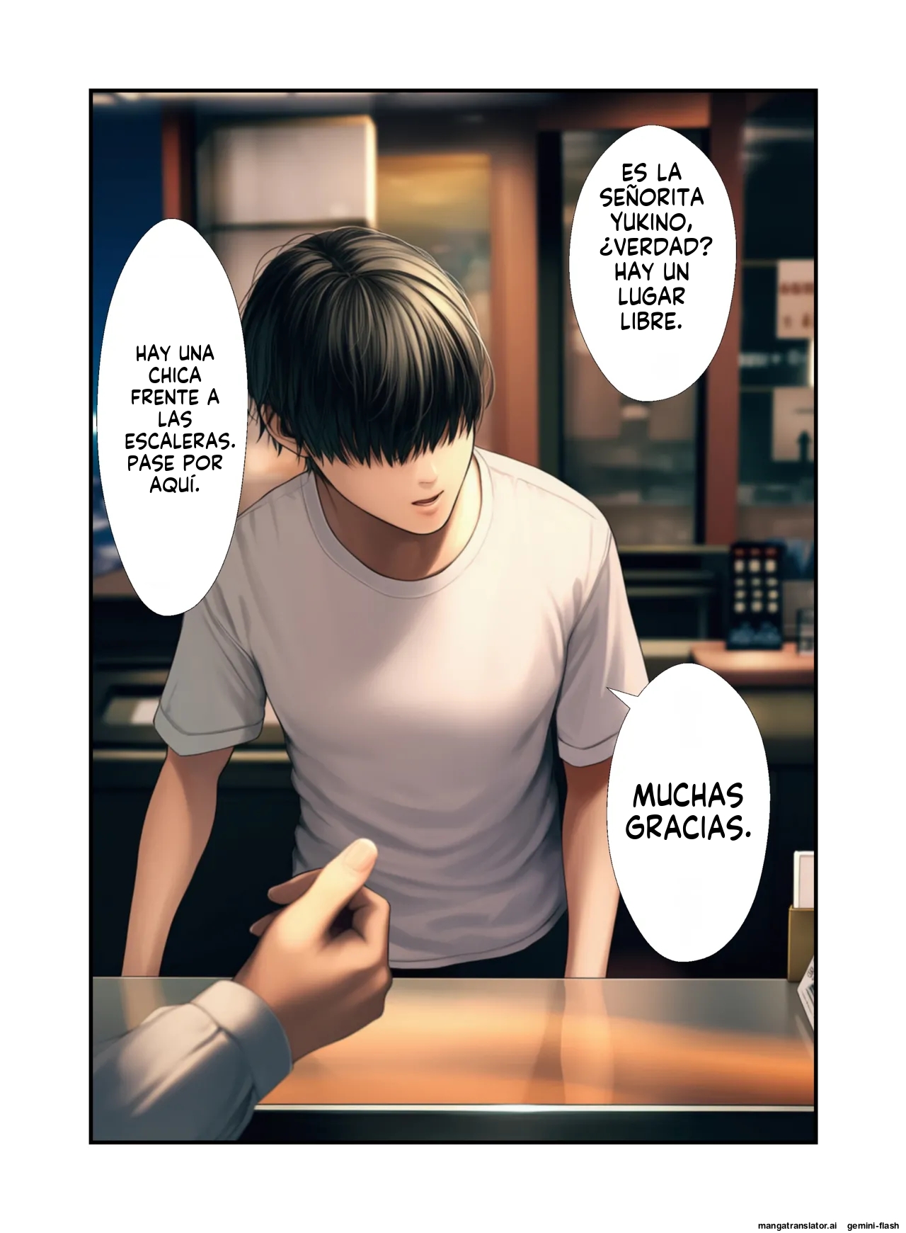 Sarete yuki rei ge to ichi rei to Yuio hama ga fuuzoku jou de honban sabisu (Spanish) MTL 이미지 번호 31