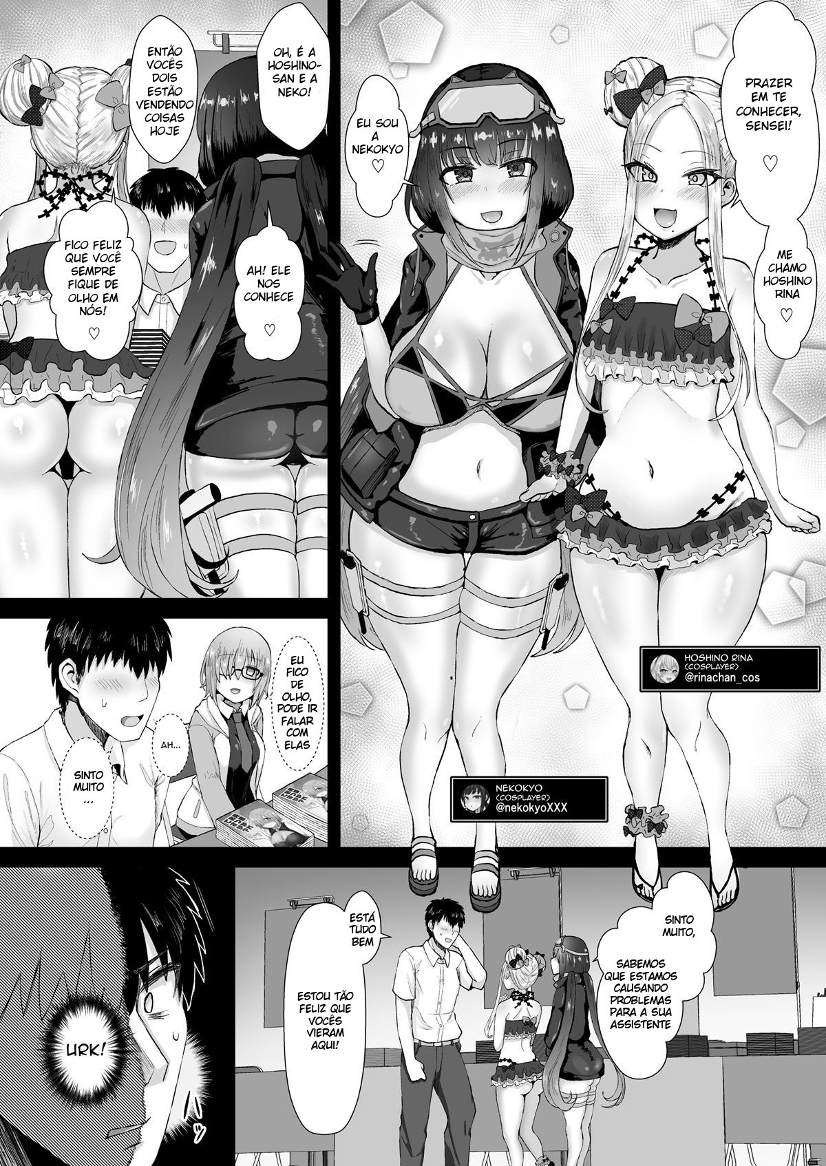 [Mizore Nabe (Mizore)] Ano~ Watashi-tachi Warui Cosplayer ja Nai yo (Fate/Grand Order) [Portuguese-BR] [Mundo Hentai] [Digital] 이미지 번호 3