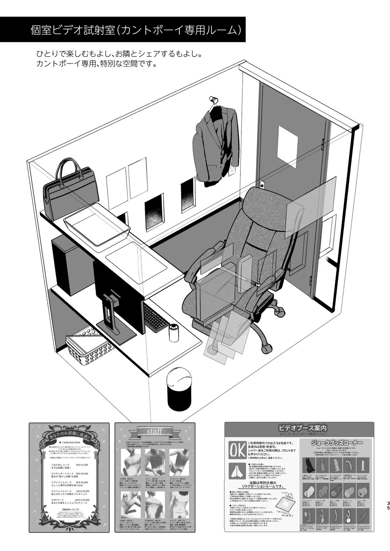 [Club Renew (Teniya Yoshiwaki)] Private glory hole with Former Yankee Cuntboy Video test shooting [JP] 画像番号 36