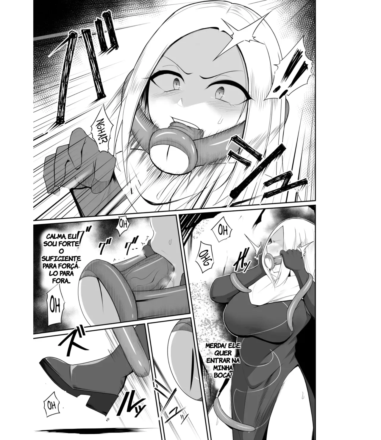 [PitaPita (Pita)] Shokushu Kisei Nasusubenaku Kuppuku Saserreru Onna Majutsushi | Tentacle Parasite - A female sorceress is helplessly subjugated (TR-276) [Portuguese-BR] изображение № 7