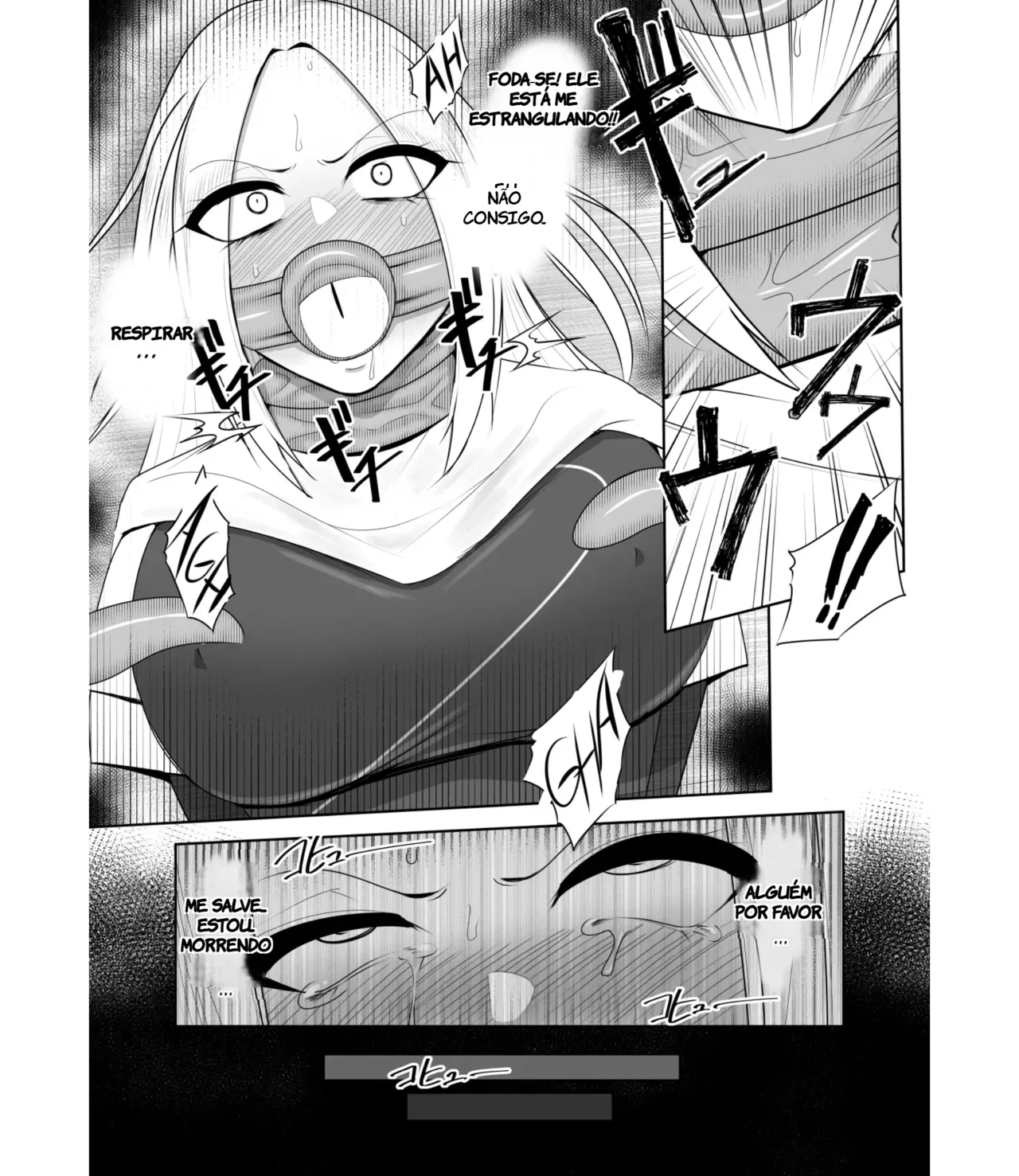 [PitaPita (Pita)] Shokushu Kisei Nasusubenaku Kuppuku Saserreru Onna Majutsushi | Tentacle Parasite - A female sorceress is helplessly subjugated (TR-276) [Portuguese-BR] изображение № 9