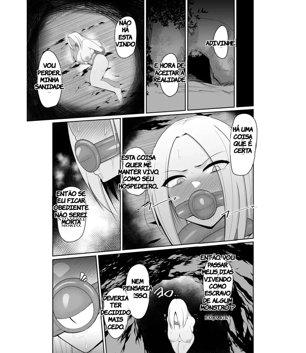 [PitaPita (Pita)] Shokushu Kisei Nasusubenaku Kuppuku Saserreru Onna Majutsushi | Tentacle Parasite - A female sorceress is helplessly subjugated (TR-276) [Portuguese-BR] изображение № 20